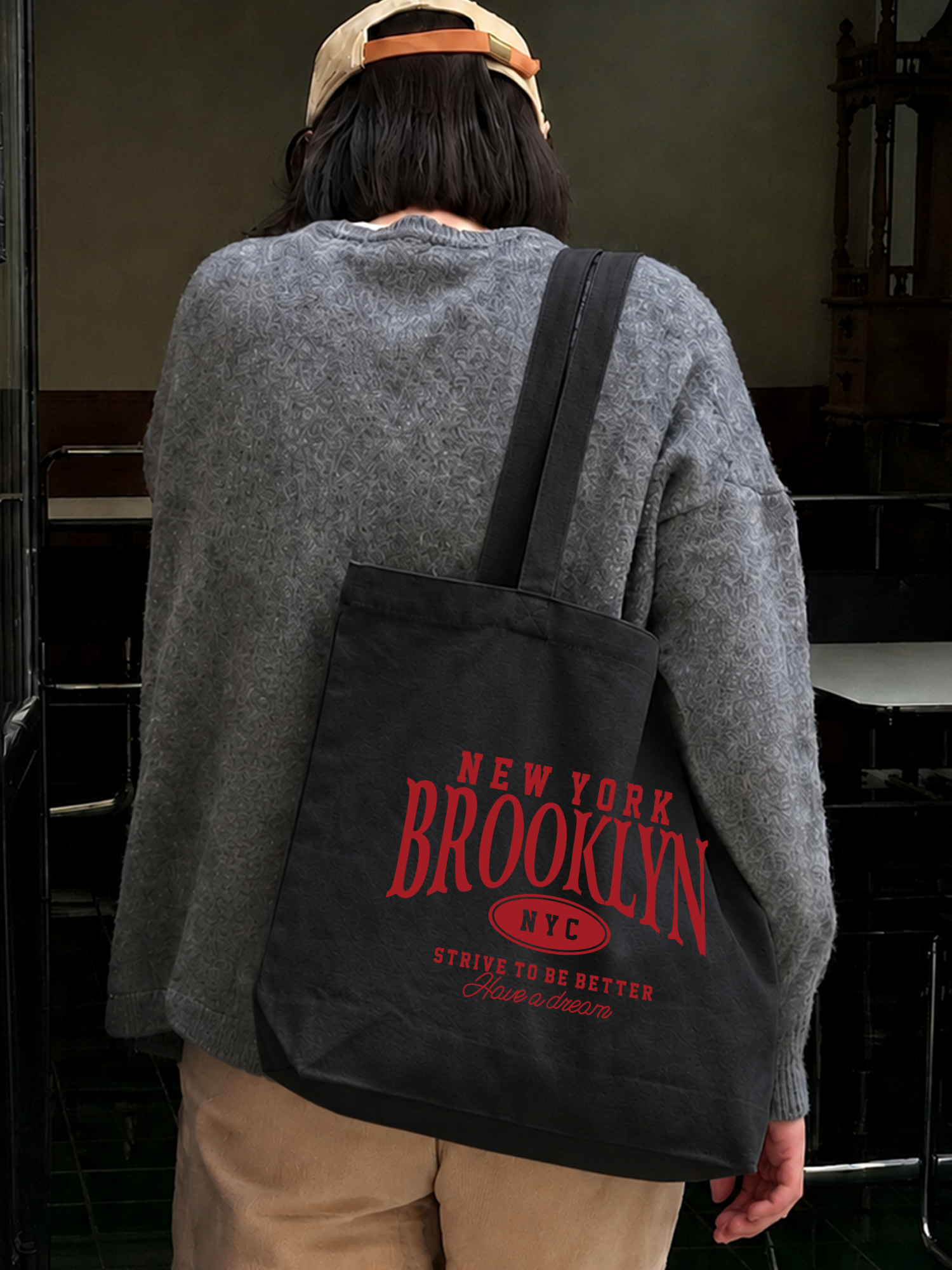 Túi Tote City New York Brooklyn