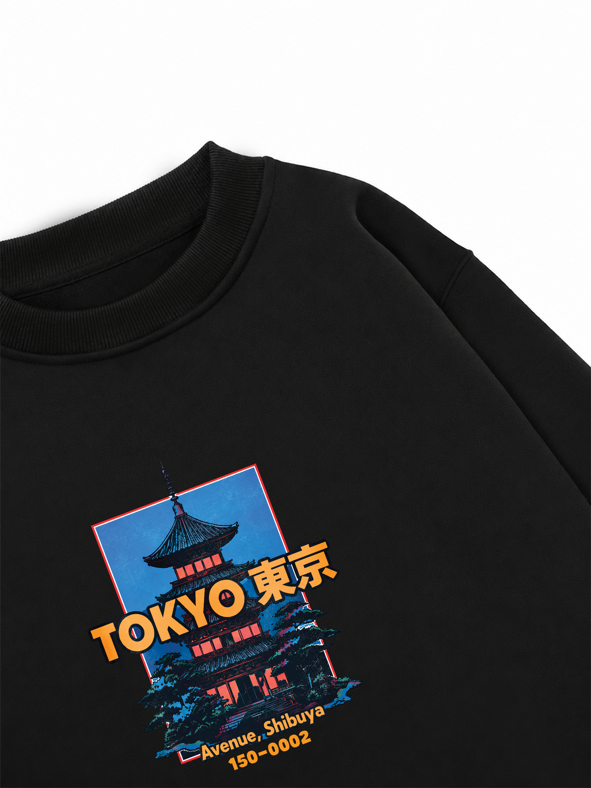 Áo Sweater Nỉ Hai Da Tokyo Shibuya