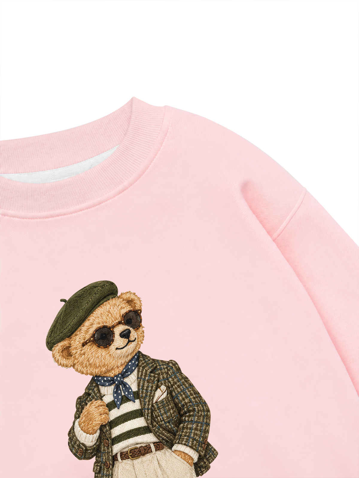 Áo Sweater Nỉ Hai Da Lady Bear
