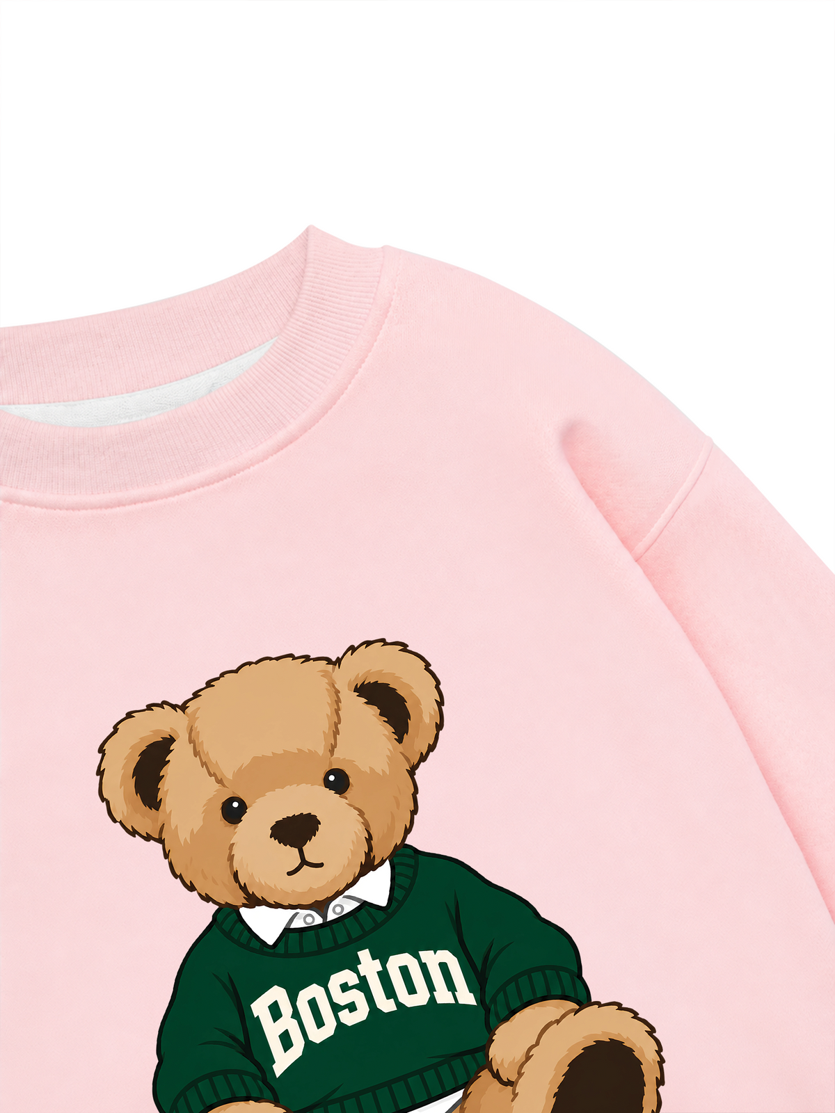 Áo Sweater Nỉ Hai Da City Boston Bear