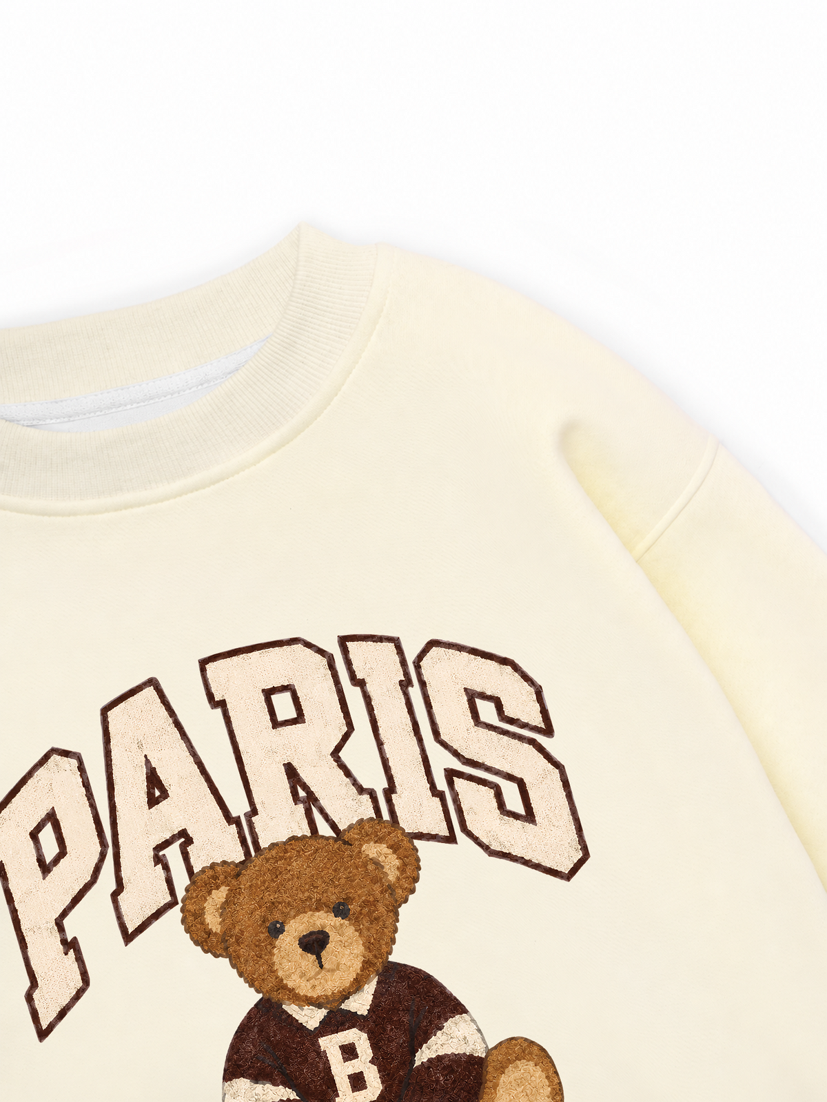 Áo Sweater Nỉ Hai Da City Paris Bear