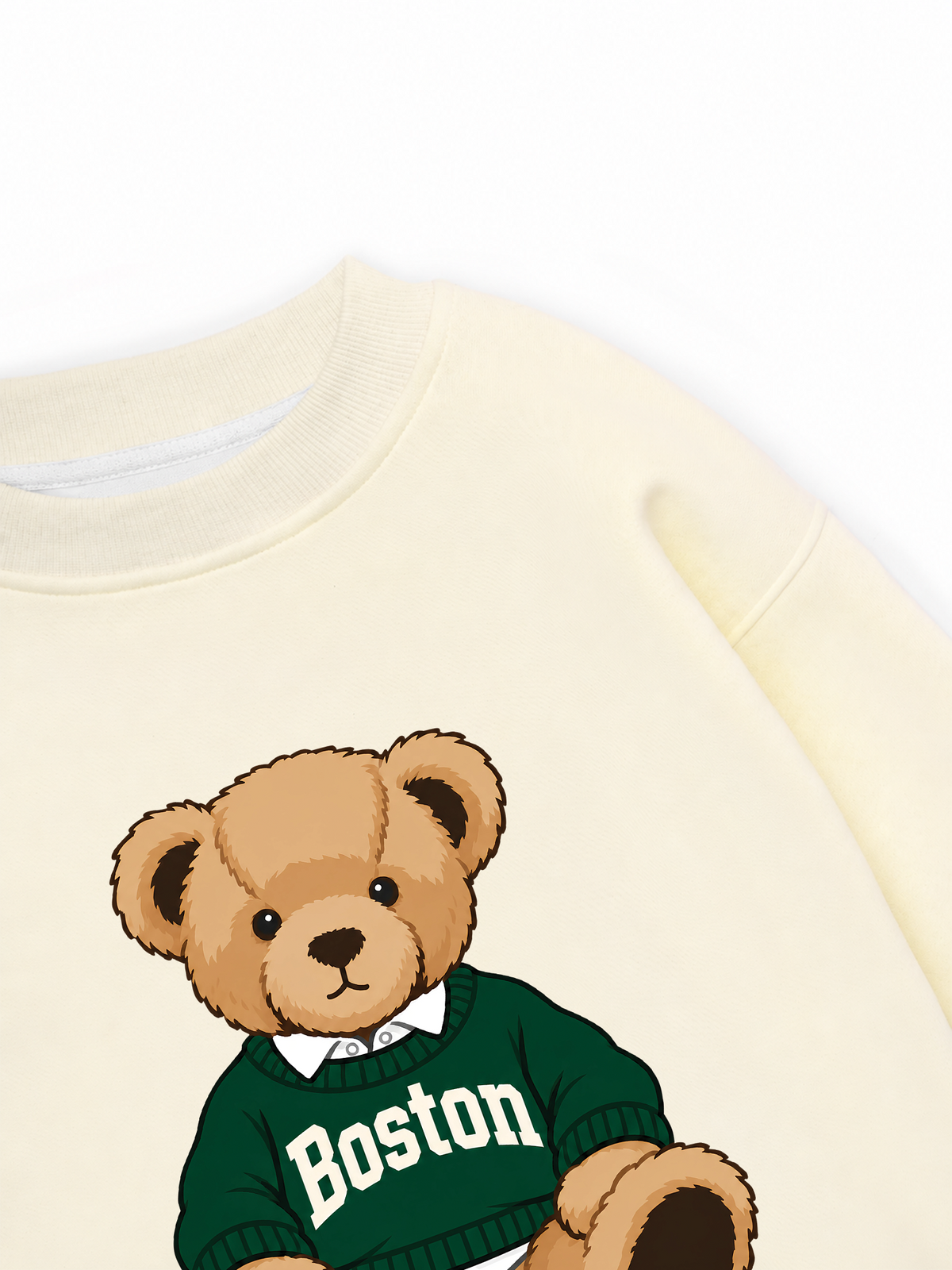 Áo Sweater Nỉ Hai Da City Boston Bear