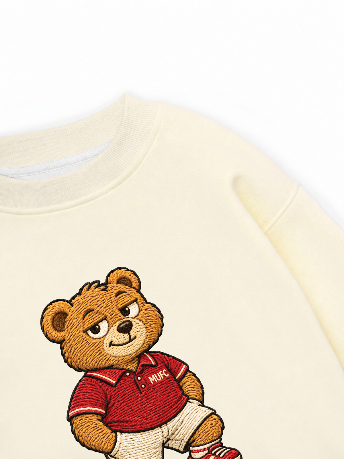 Áo Sweater Nỉ Hai Da MUFC Bear 2
