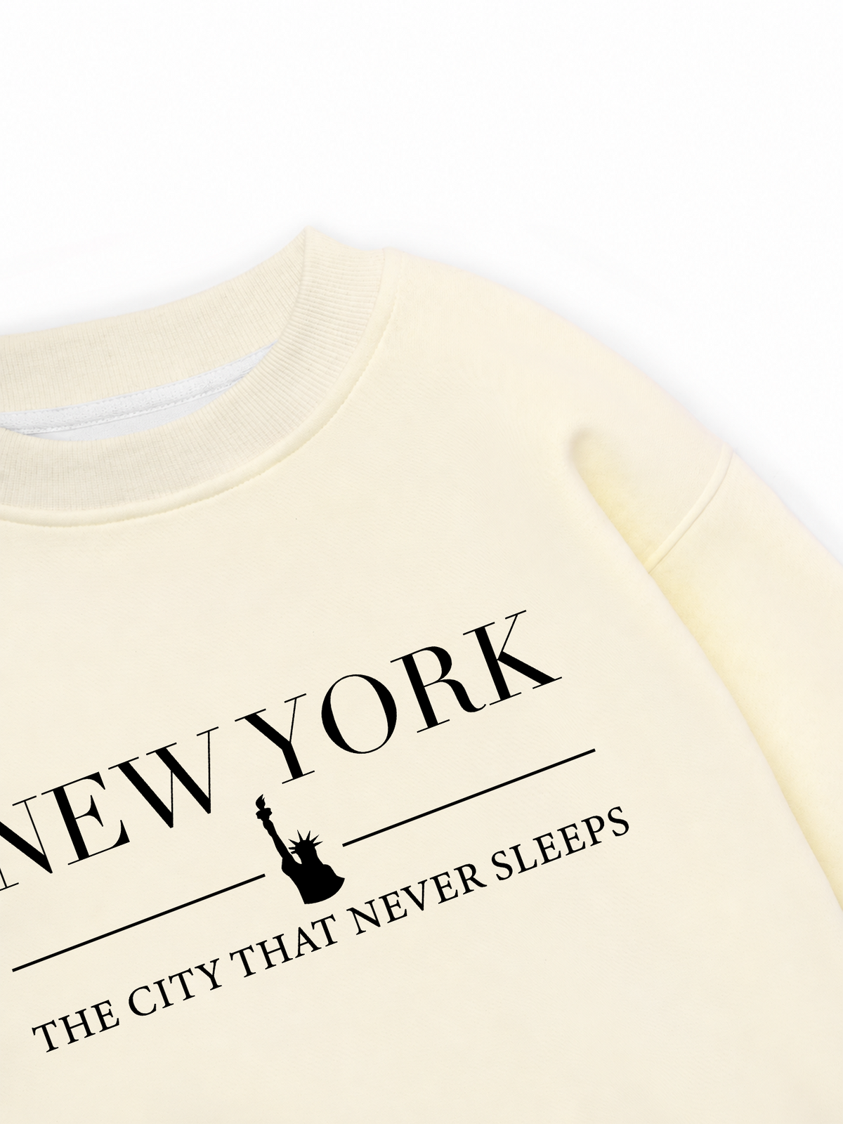 Áo Sweater Nỉ Hai Da New York The City That Never Sleeps