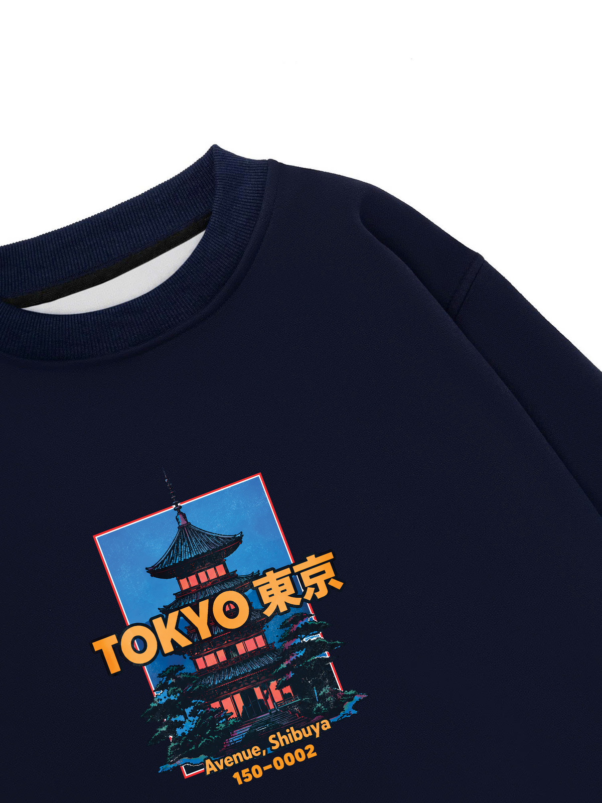 Áo Sweater Nỉ Hai Da Tokyo Shibuya