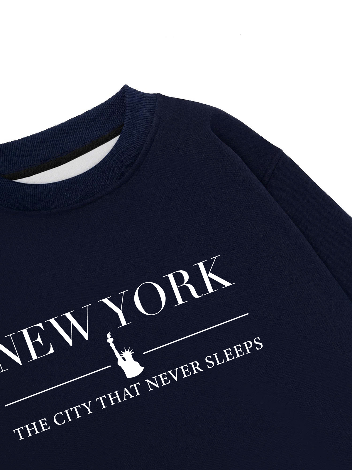 Áo Sweater Nỉ Hai Da New York The City That Never Sleeps