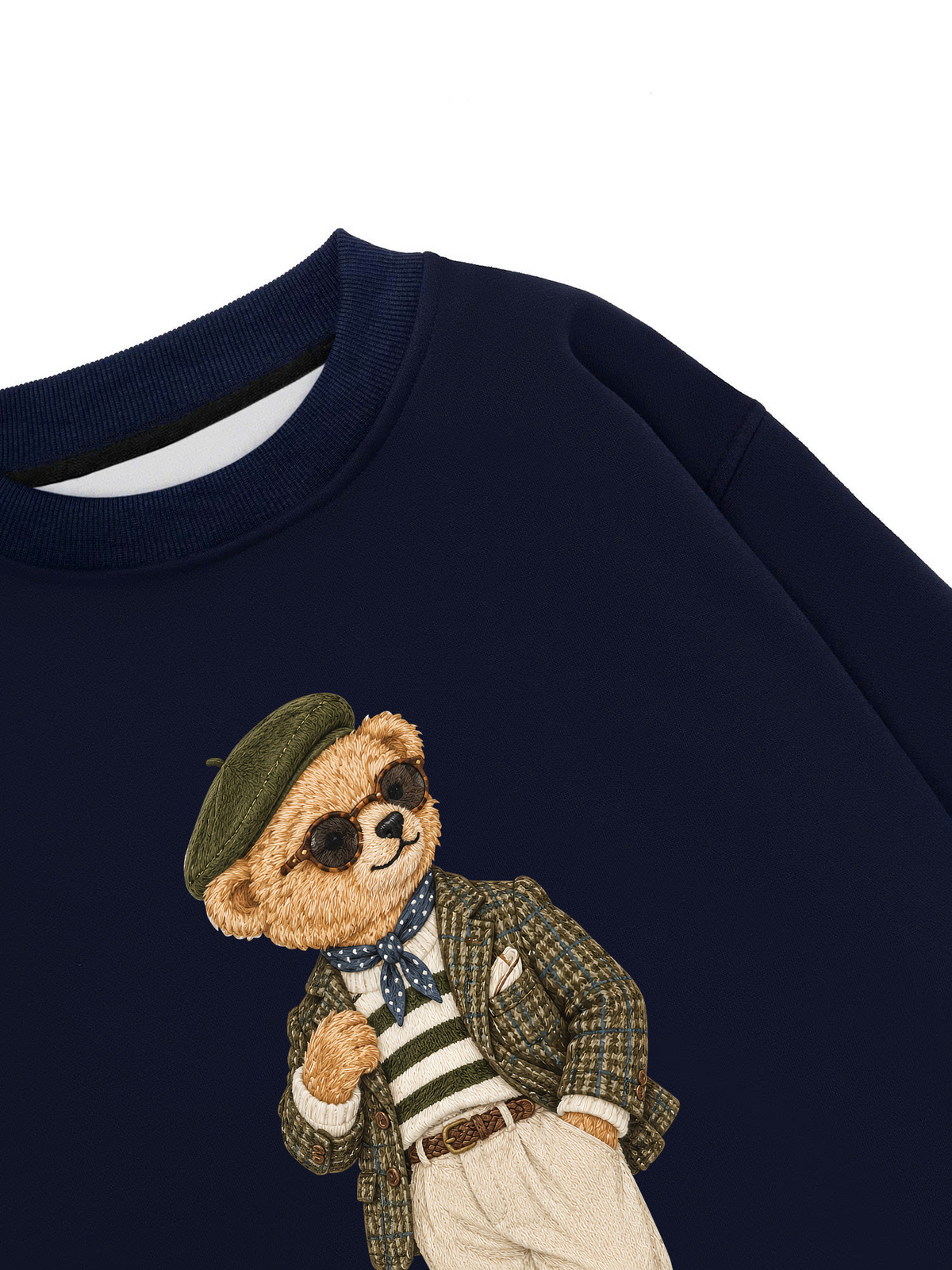 Áo Sweater Nỉ Hai Da Lady Bear