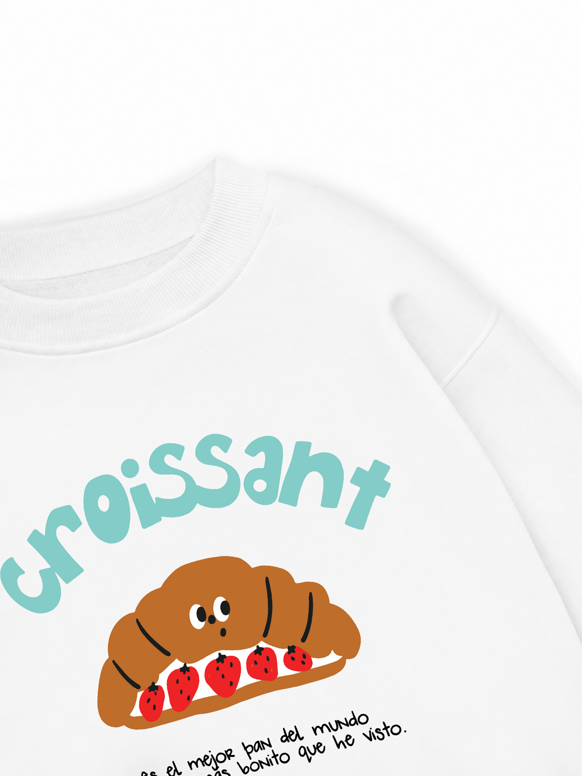 Áo Sweater Nỉ Hai Da Croissant