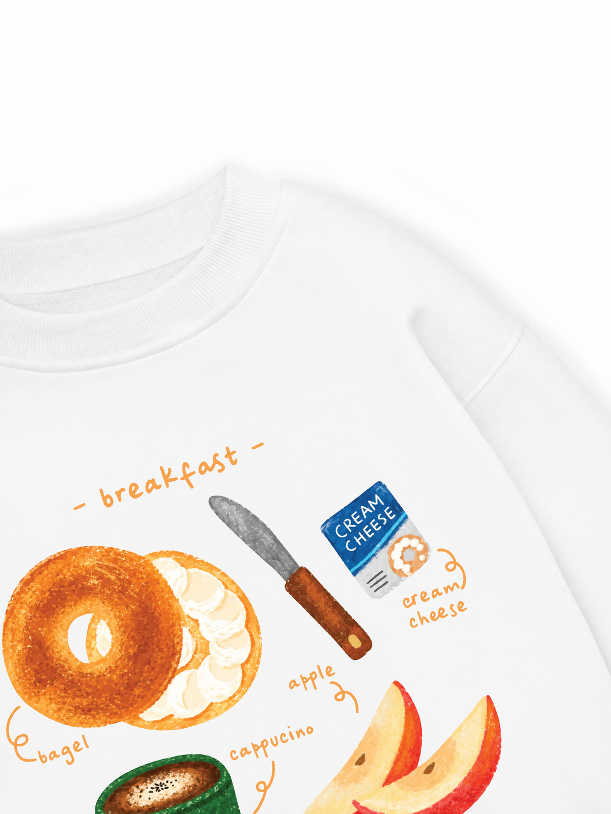 Áo Sweater Nỉ Hai Da Sweetie Breakfast
