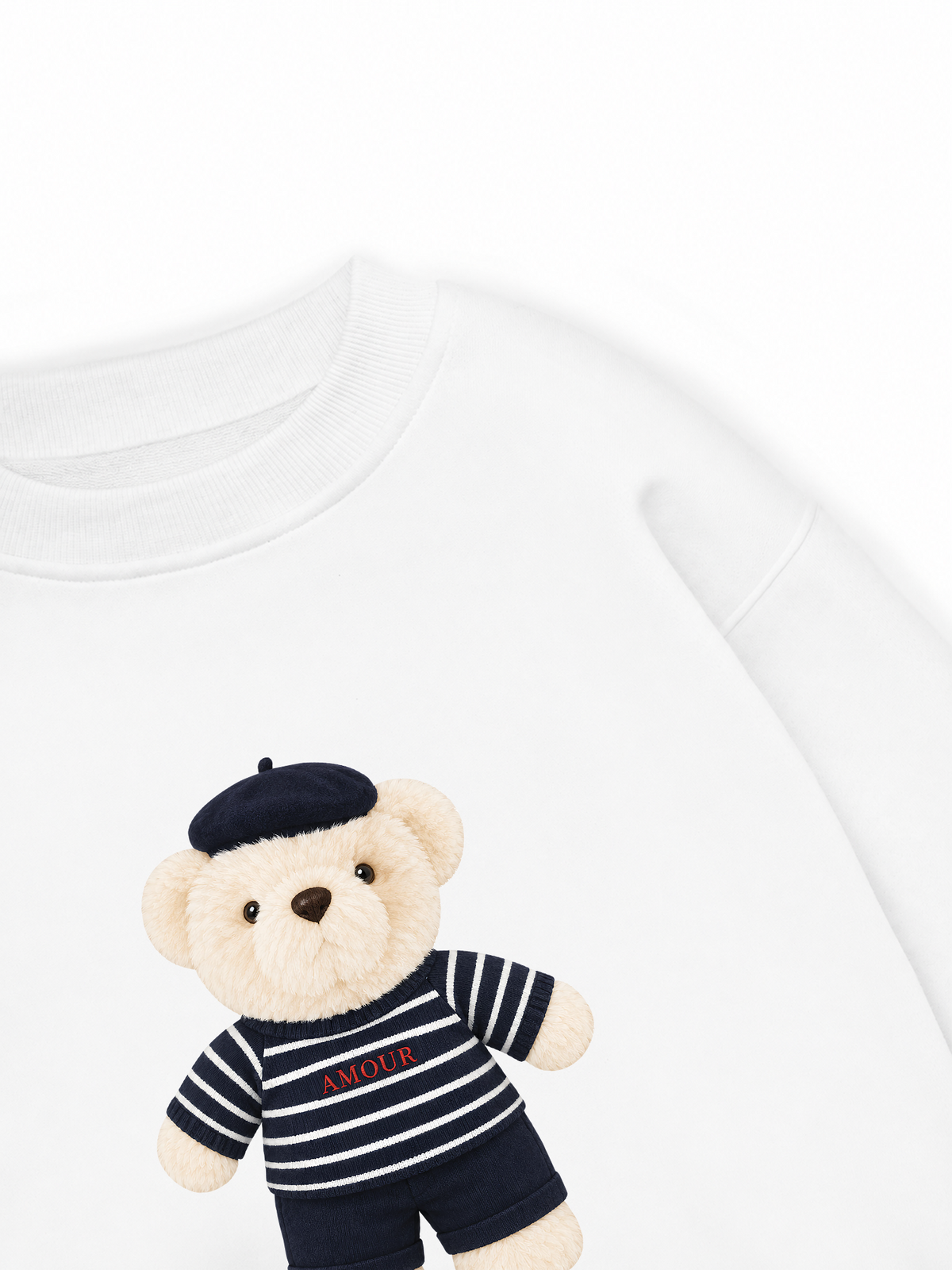 Áo Sweater Nỉ Hai Da Mon Authentic Bear