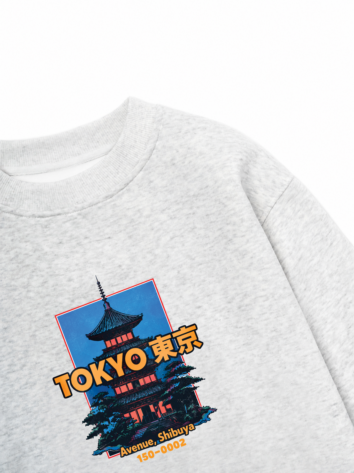 Áo Sweater Nỉ Hai Da Tokyo Shibuya