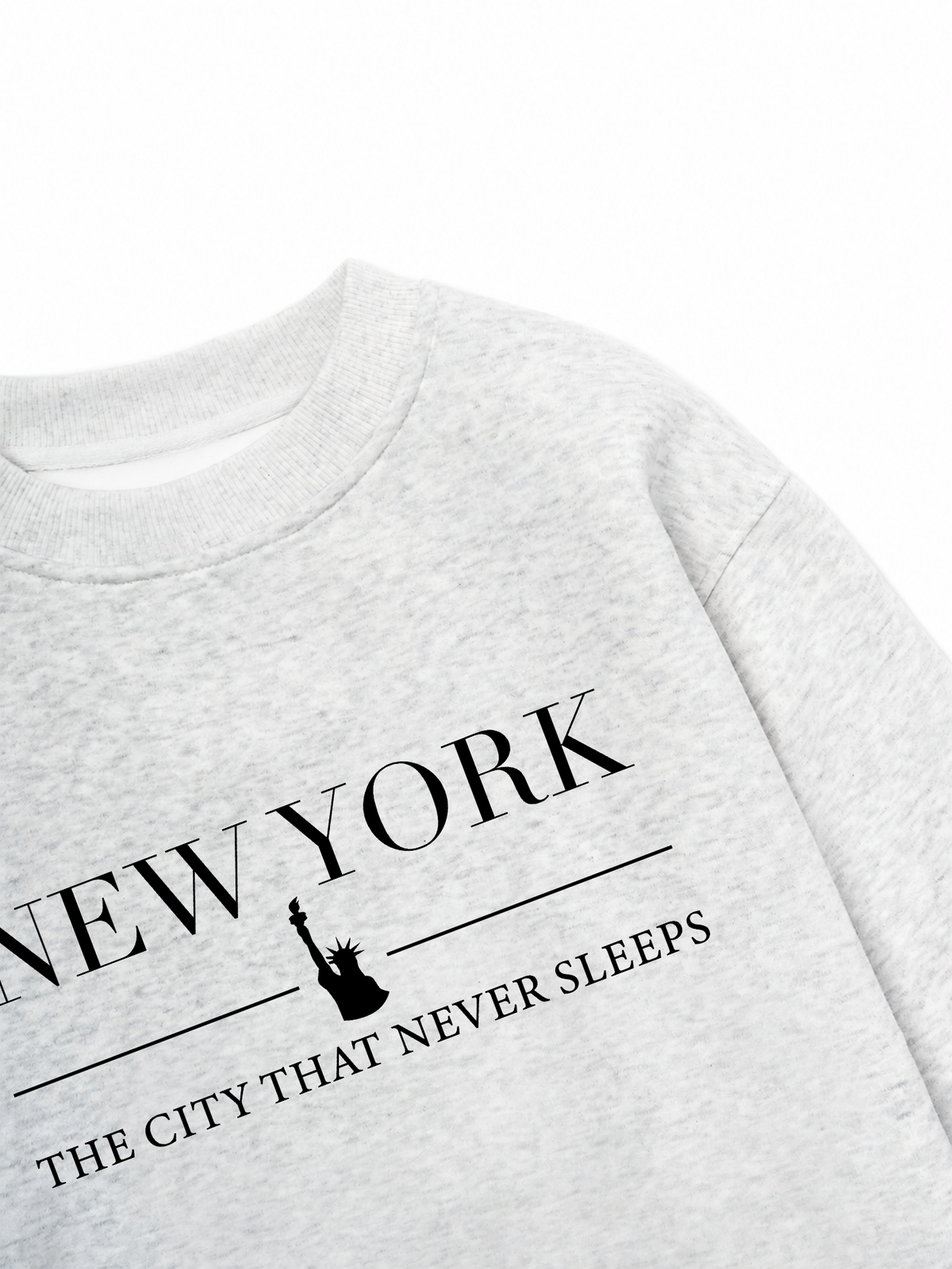 Áo Sweater Nỉ Hai Da New York The City That Never Sleeps