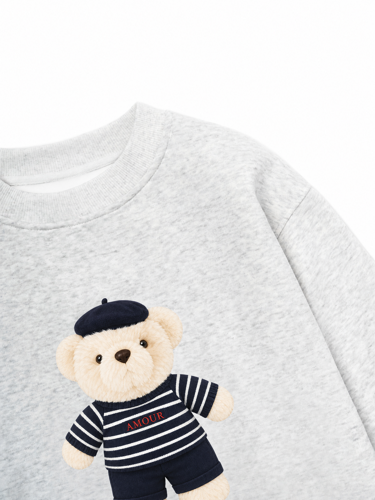 Áo Sweater Nỉ Hai Da Mon Authentic Bear