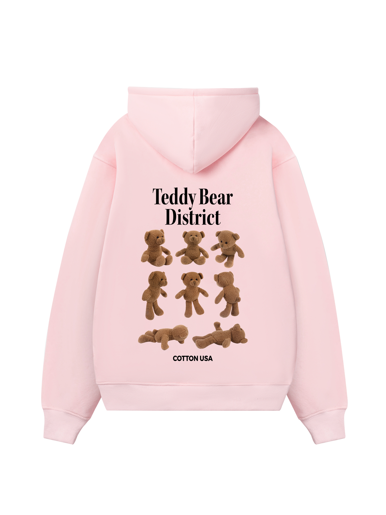 Girly Mood Teddy Bear District Hoodie