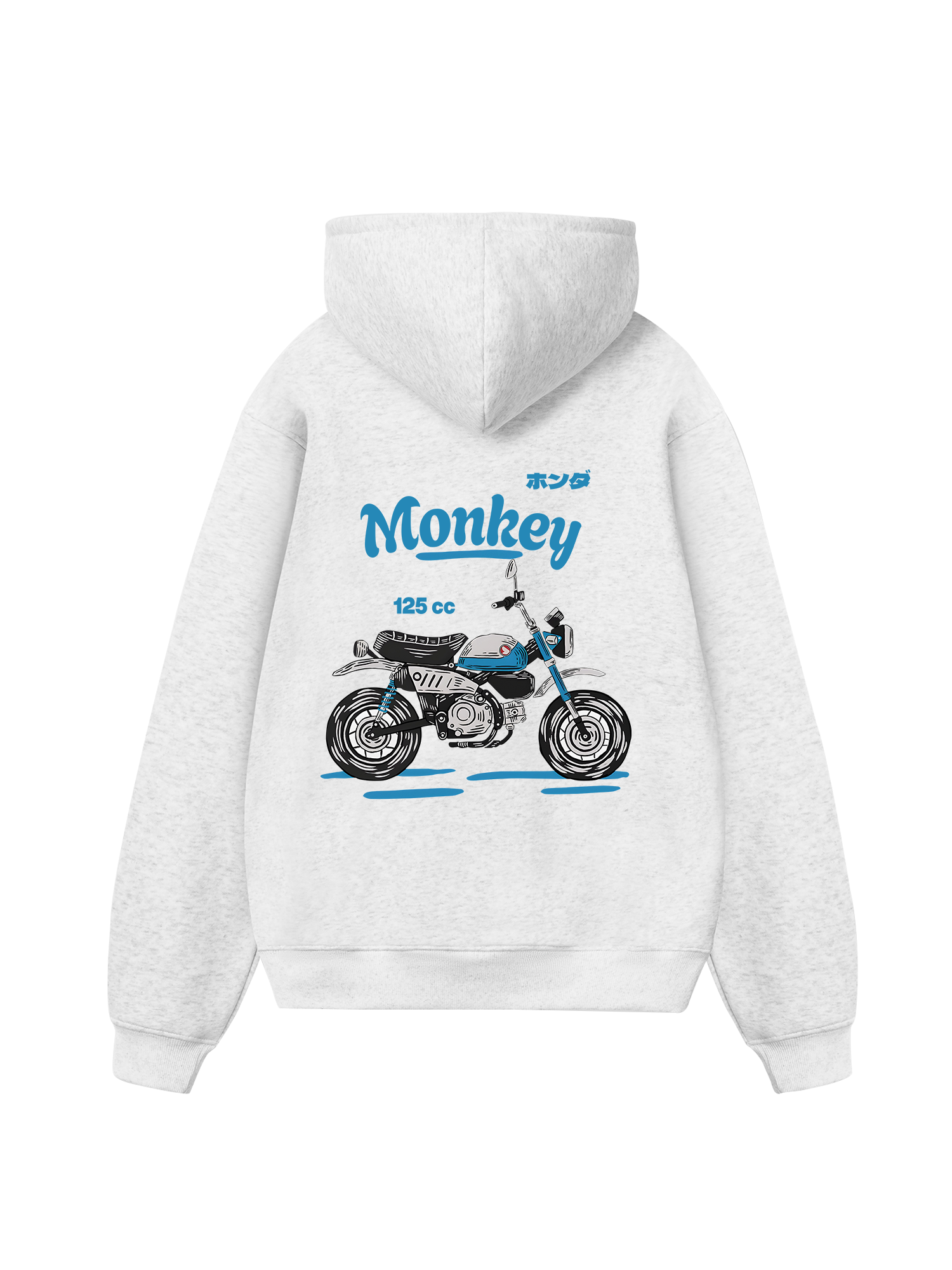 Monkey 125cc Blue Hoodie