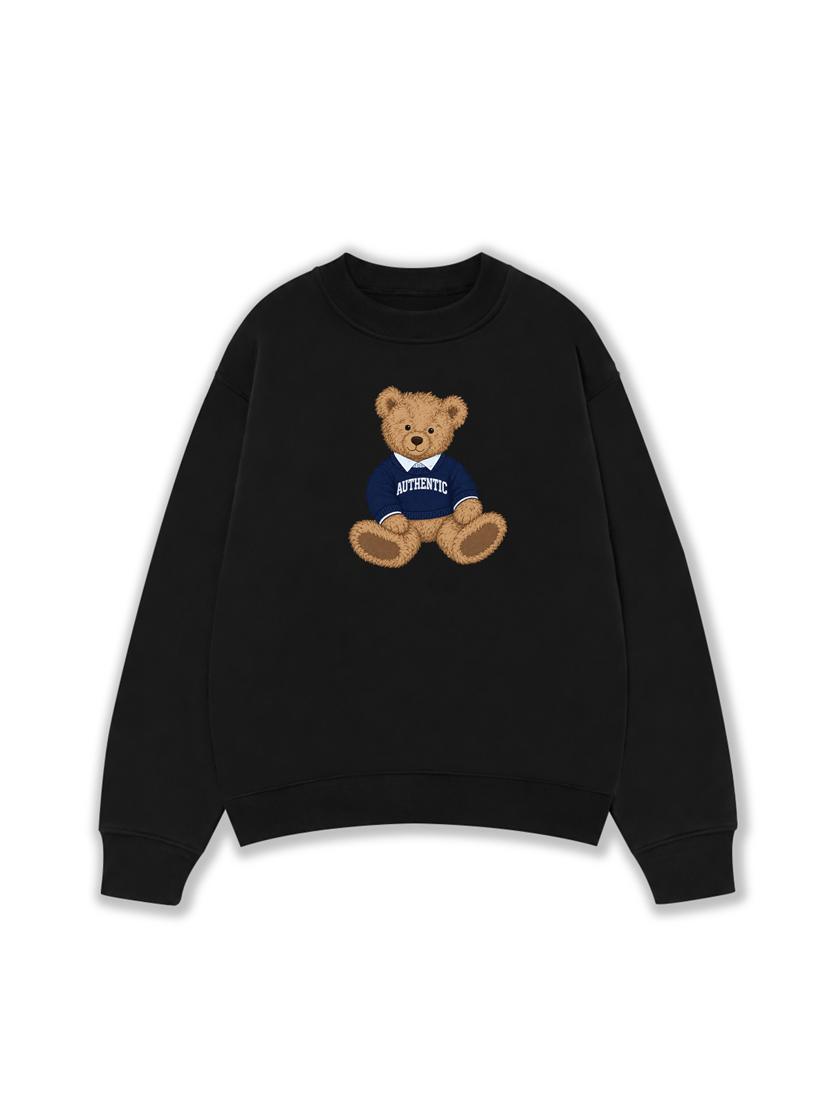 Áo Sweater Nỉ Hai Da Authentic Bear