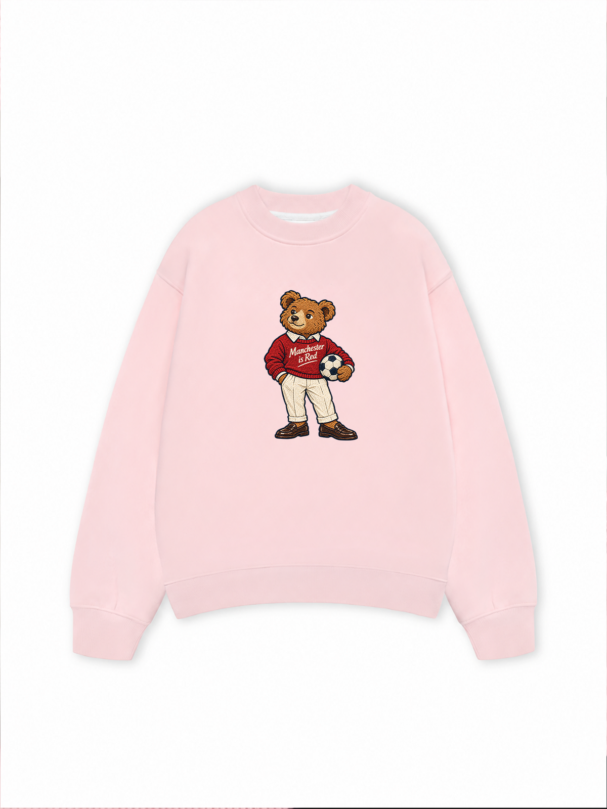 Áo Sweater Nỉ Hai Da MUFC Bear