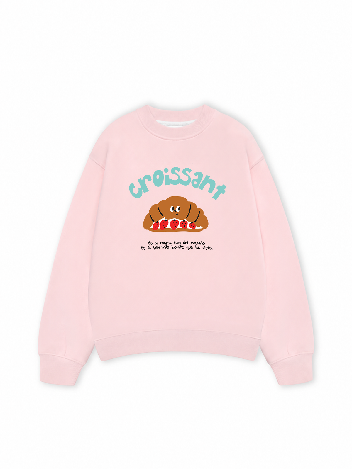 Áo Sweater Nỉ Hai Da Croissant