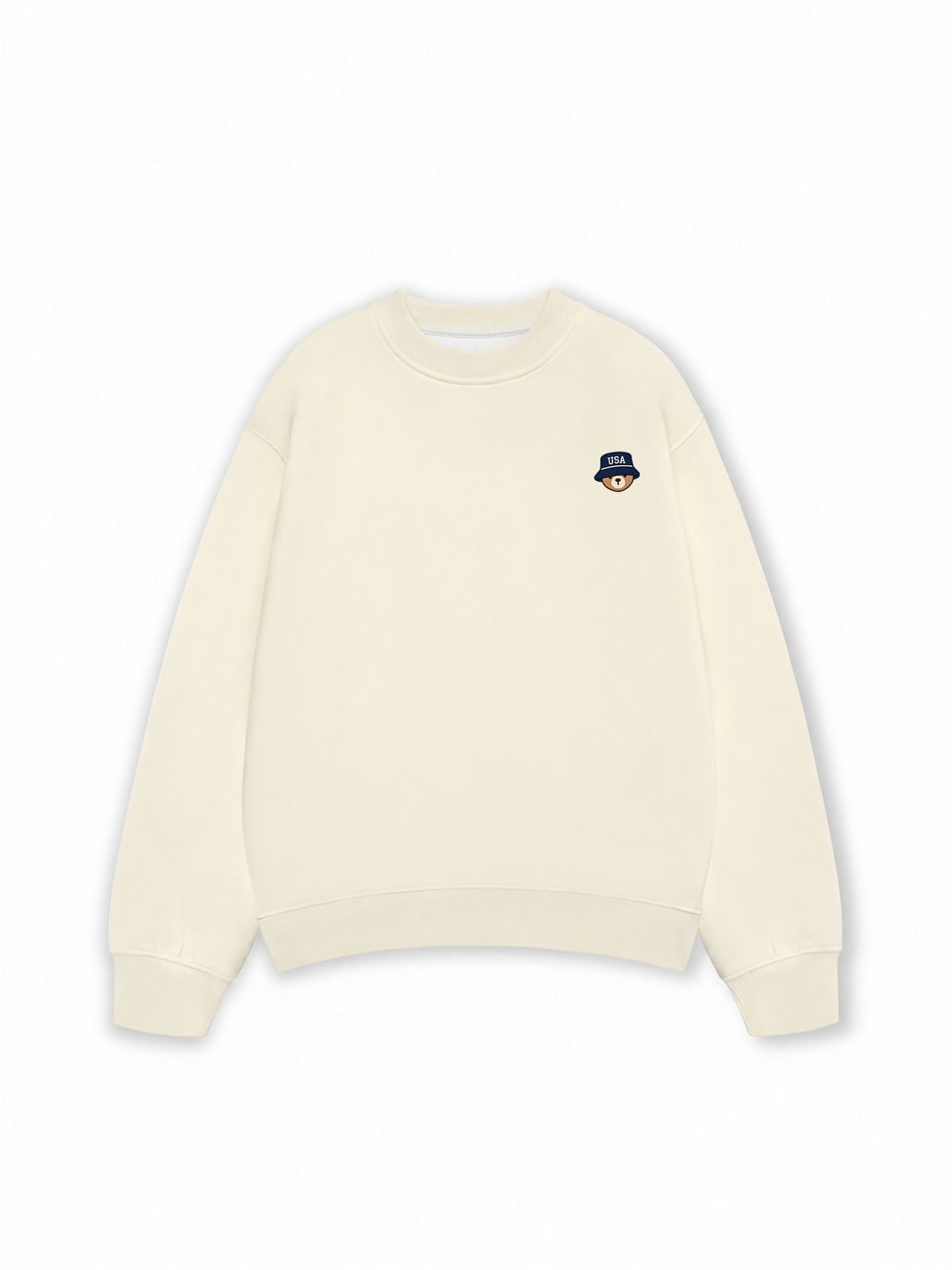 Áo Sweater Nỉ Hai Da USA Bear