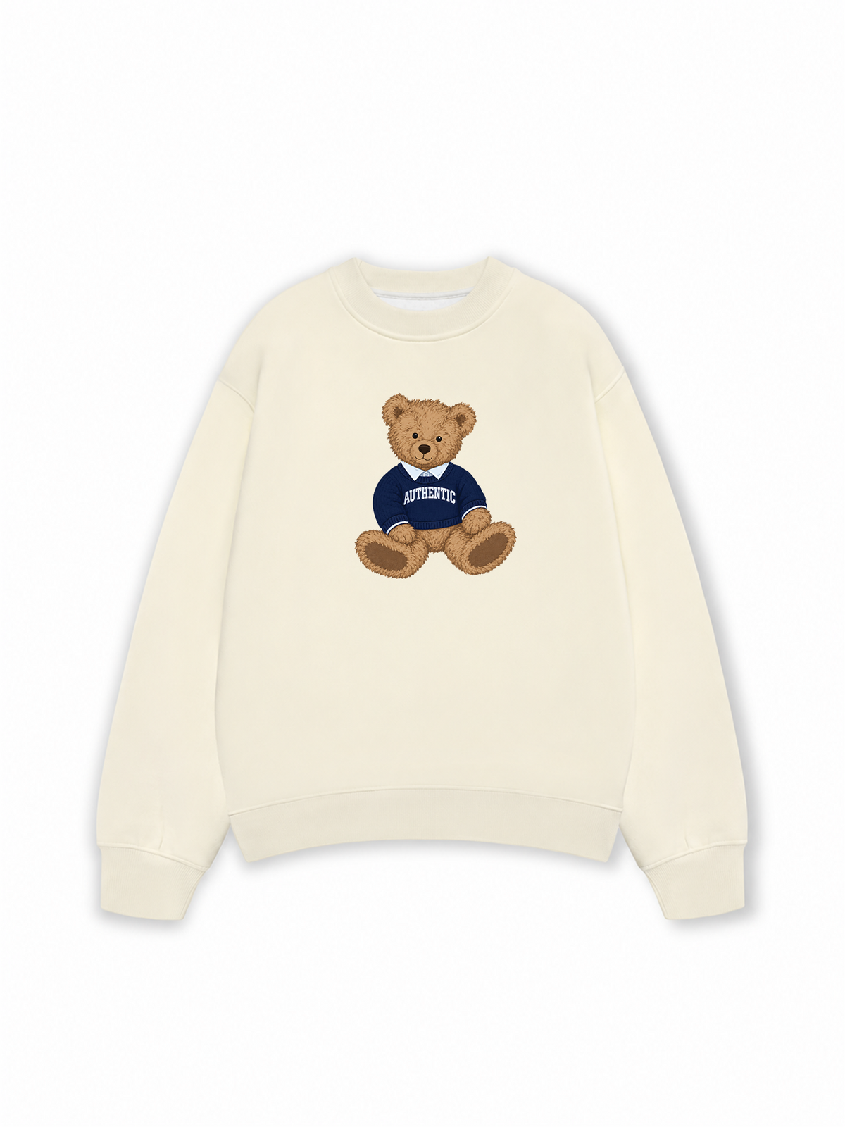 Áo Sweater Nỉ Hai Da Authentic Bear