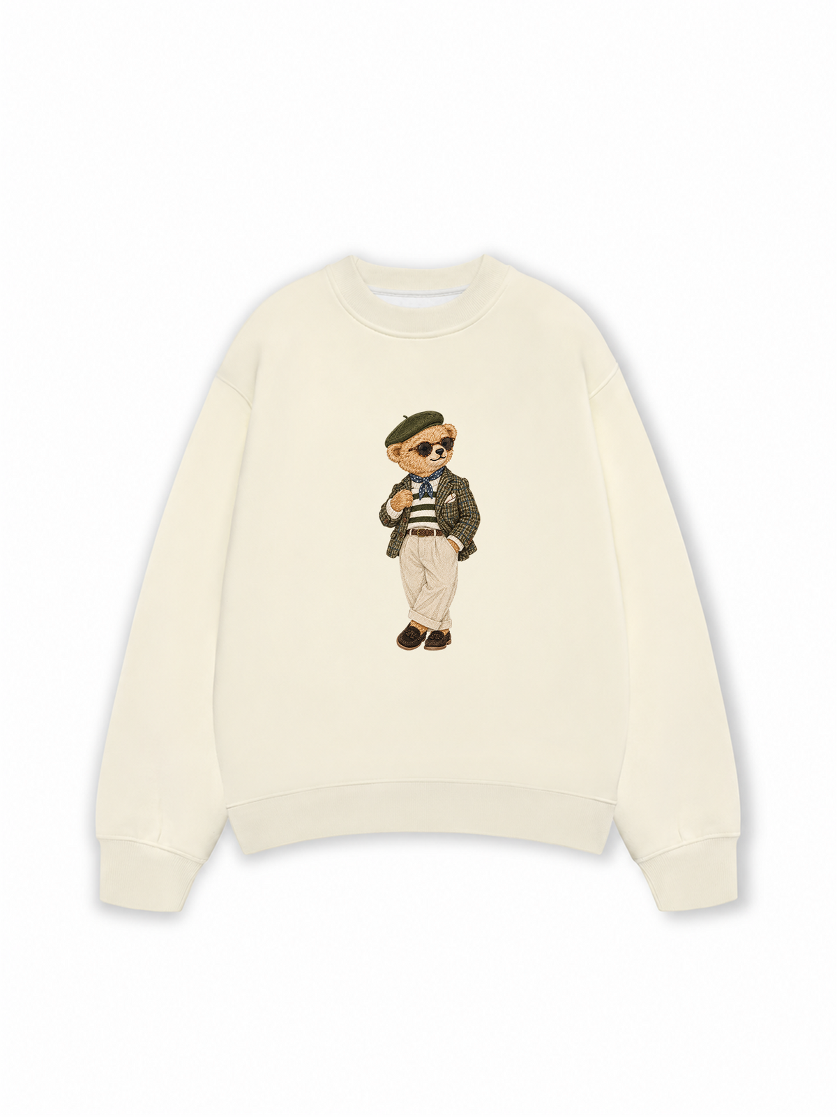 Áo Sweater Nỉ Hai Da Lady Bear
