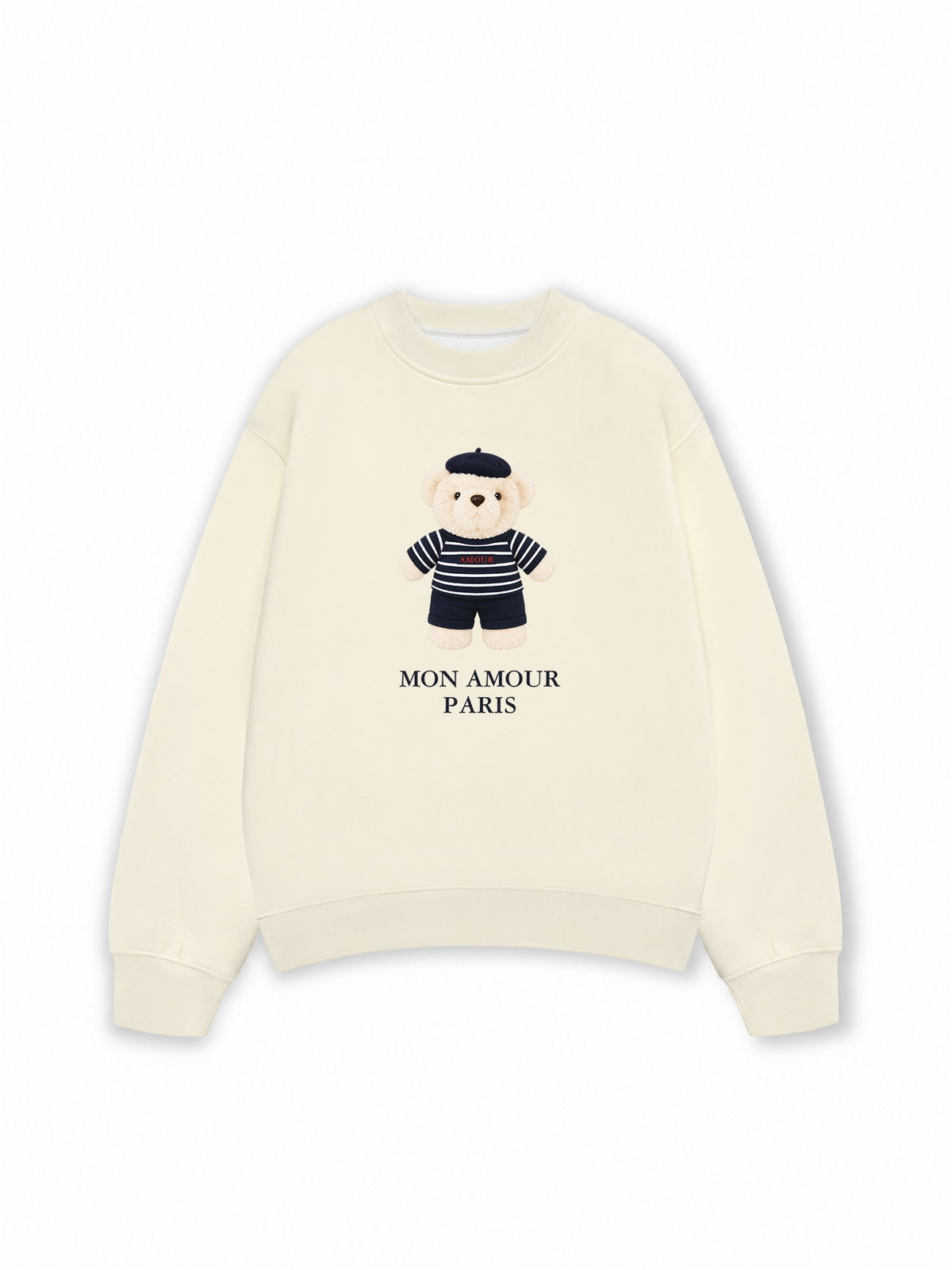 Áo Sweater Nỉ Hai Da Mon Authentic Bear