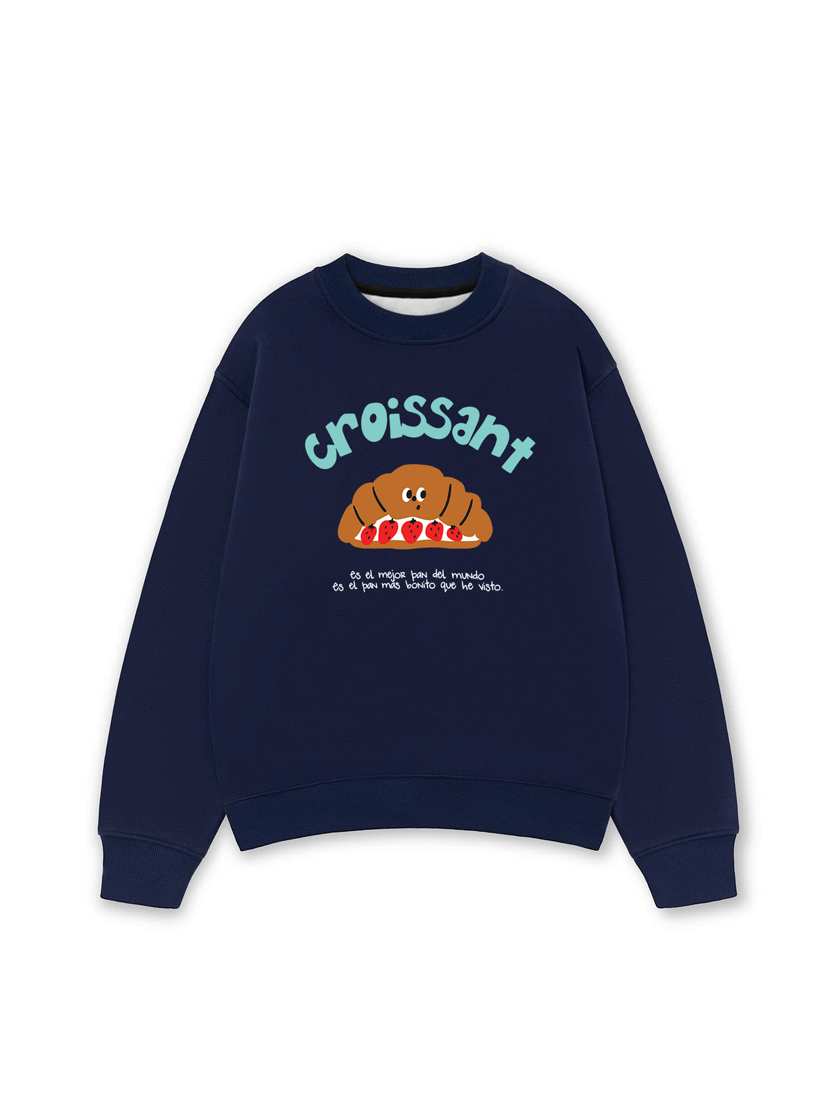 Áo Sweater Nỉ Hai Da Croissant