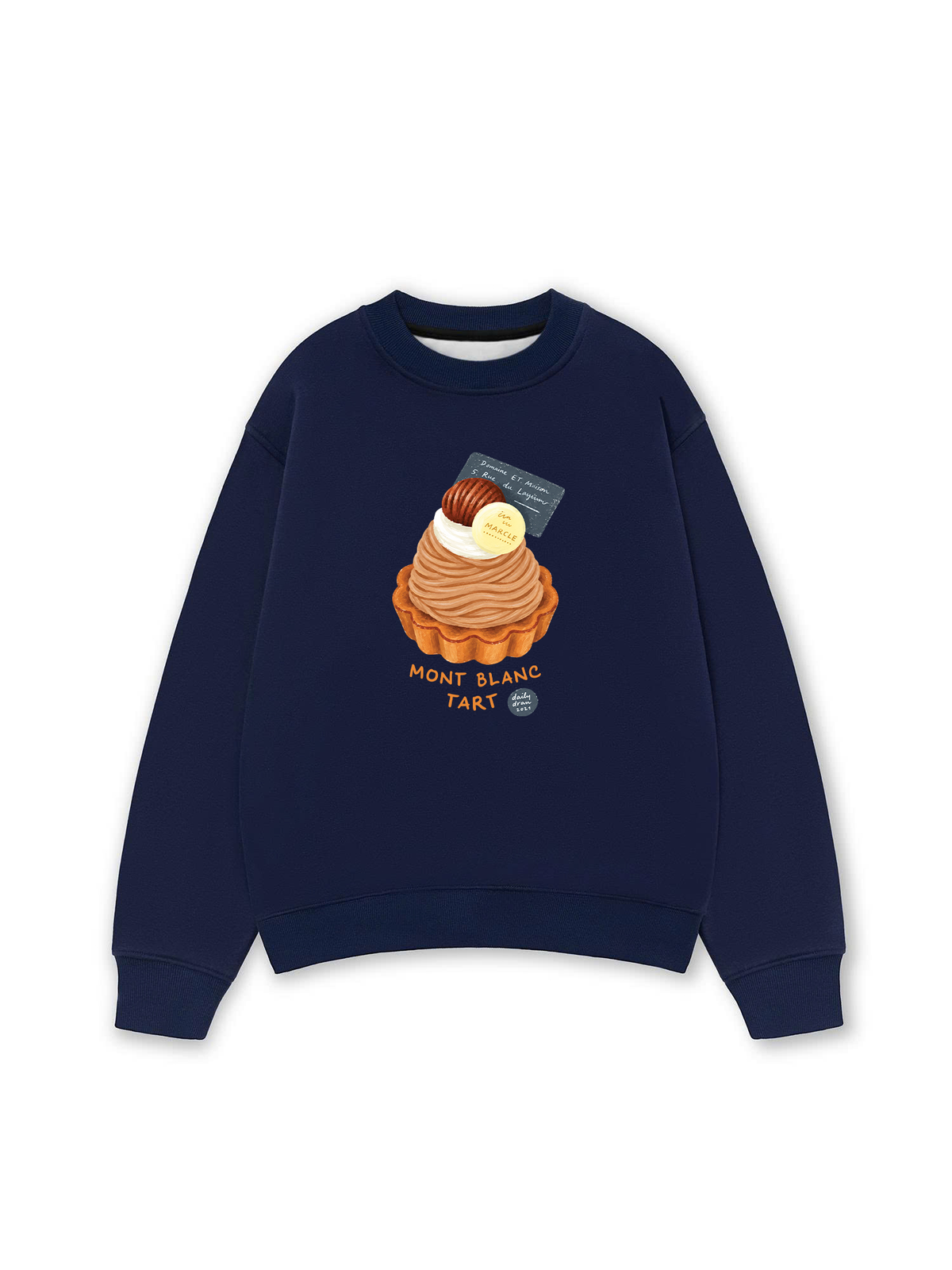 Áo Sweater Nỉ Hai Da Mont Blanc Tart