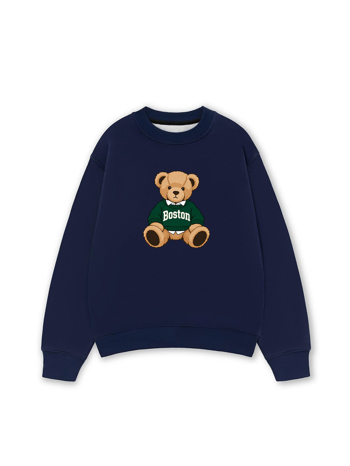 Áo Sweater Nỉ Hai Da City Boston Bear