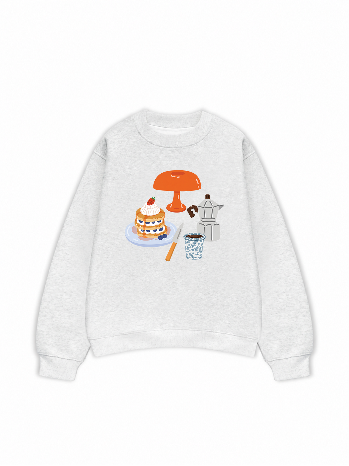 Áo Sweater Nỉ Hai Da Breakfast