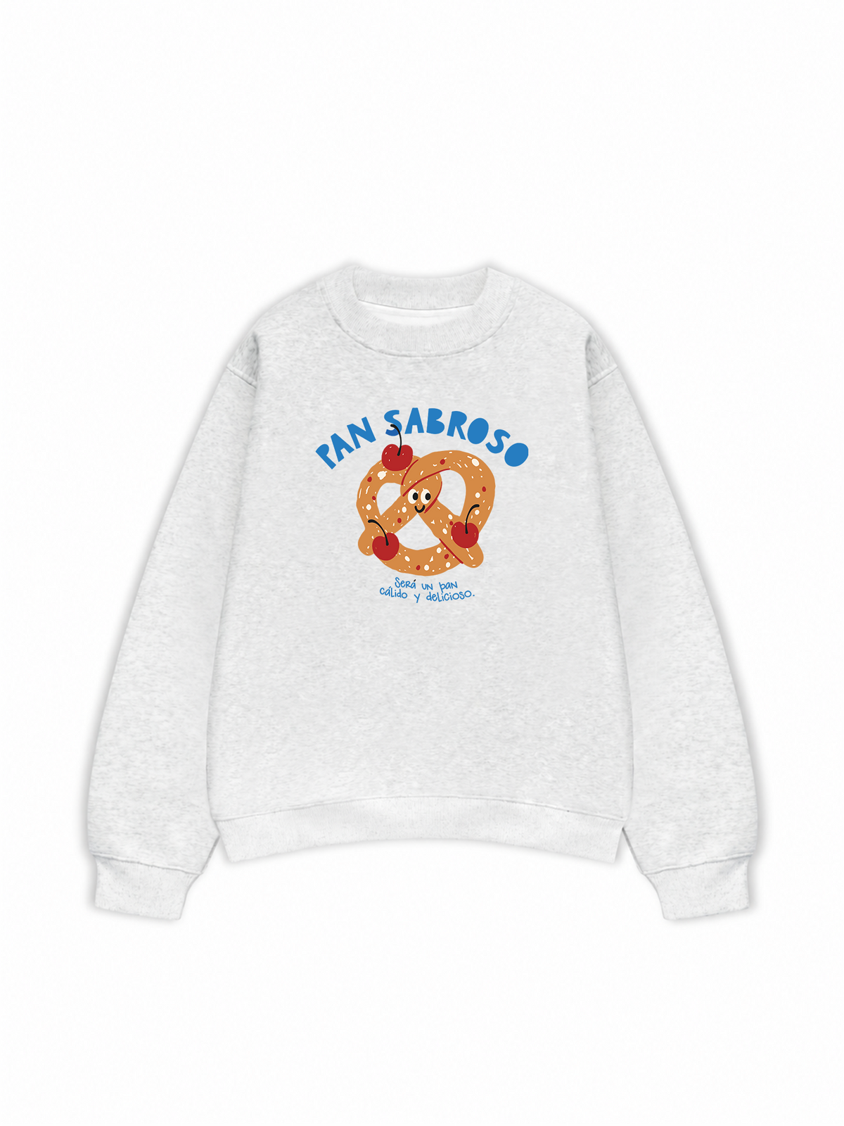 Áo Sweater Nỉ Hai Da Pretzel
