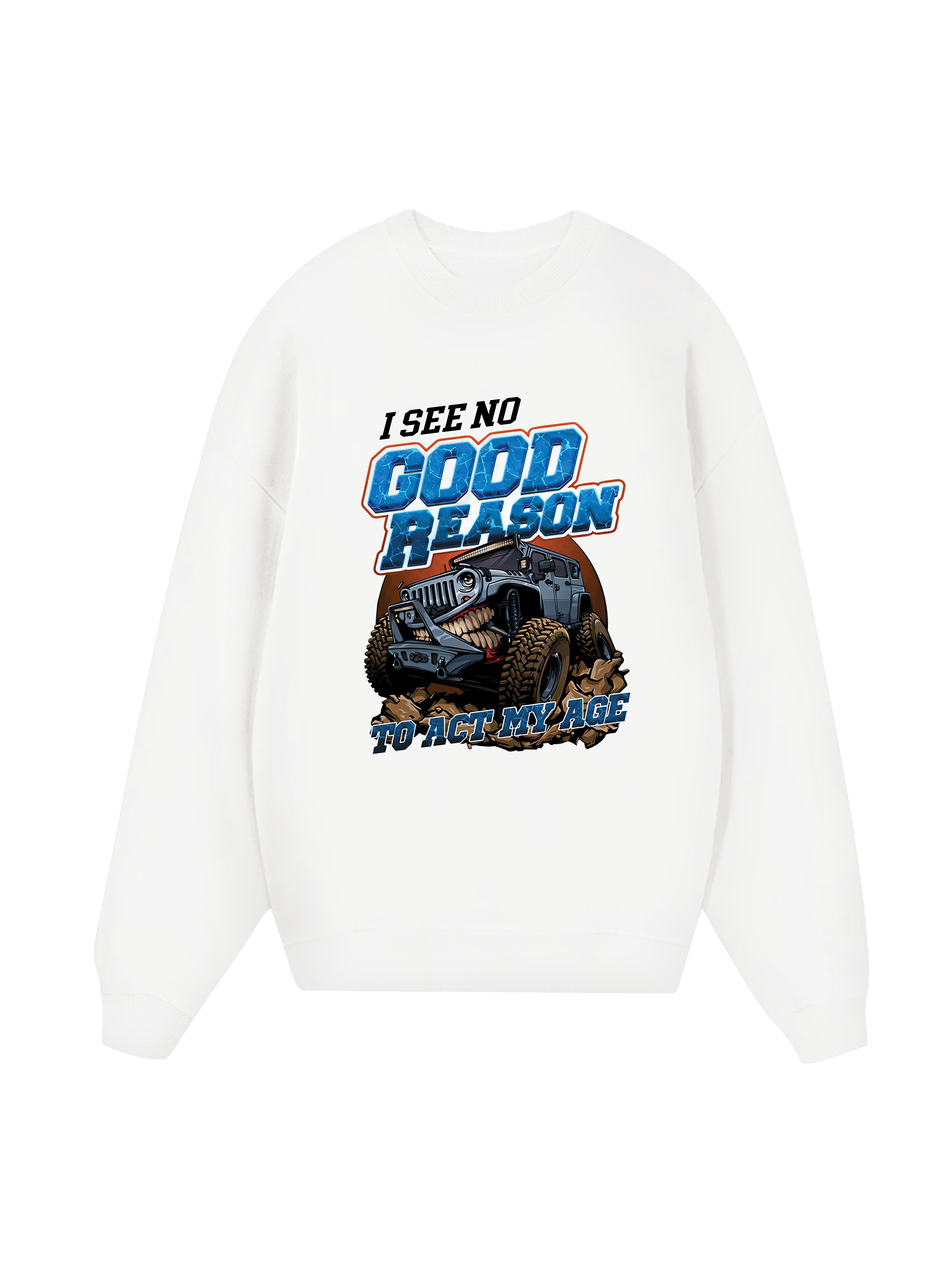 Jeep I See No Good Reason Sweater
