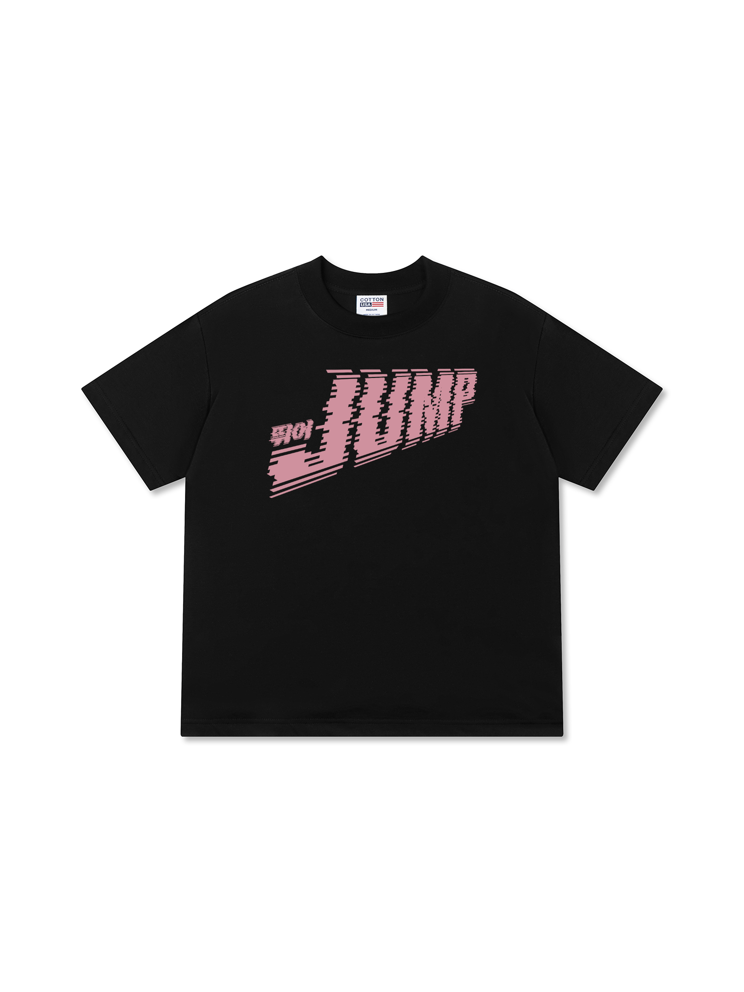 Áo Thun Relaxed Fit Black Pink Jump