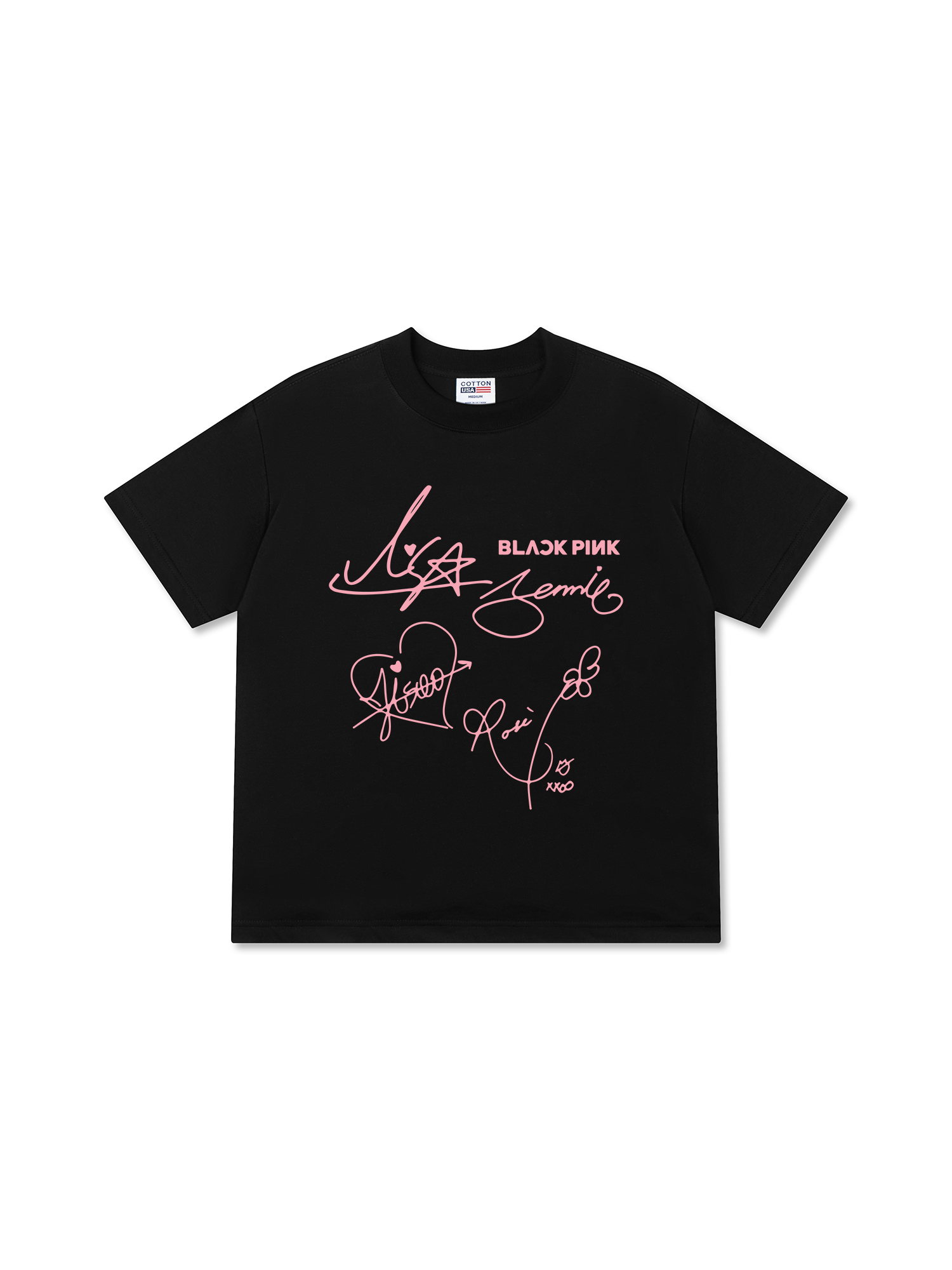 Áo Thun Relaxed Fit Idols BlackPink Sign