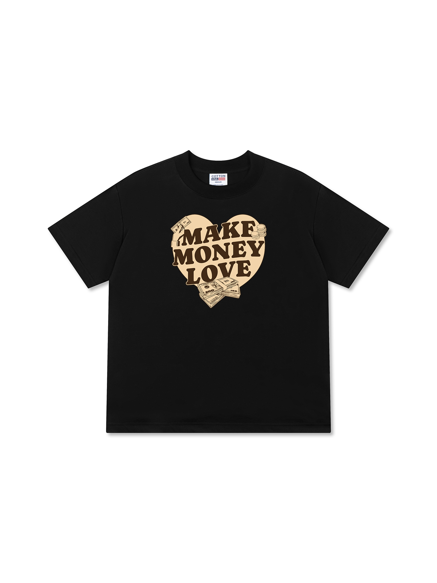 Áo Thun Relaxed Fit Money Make Money Love