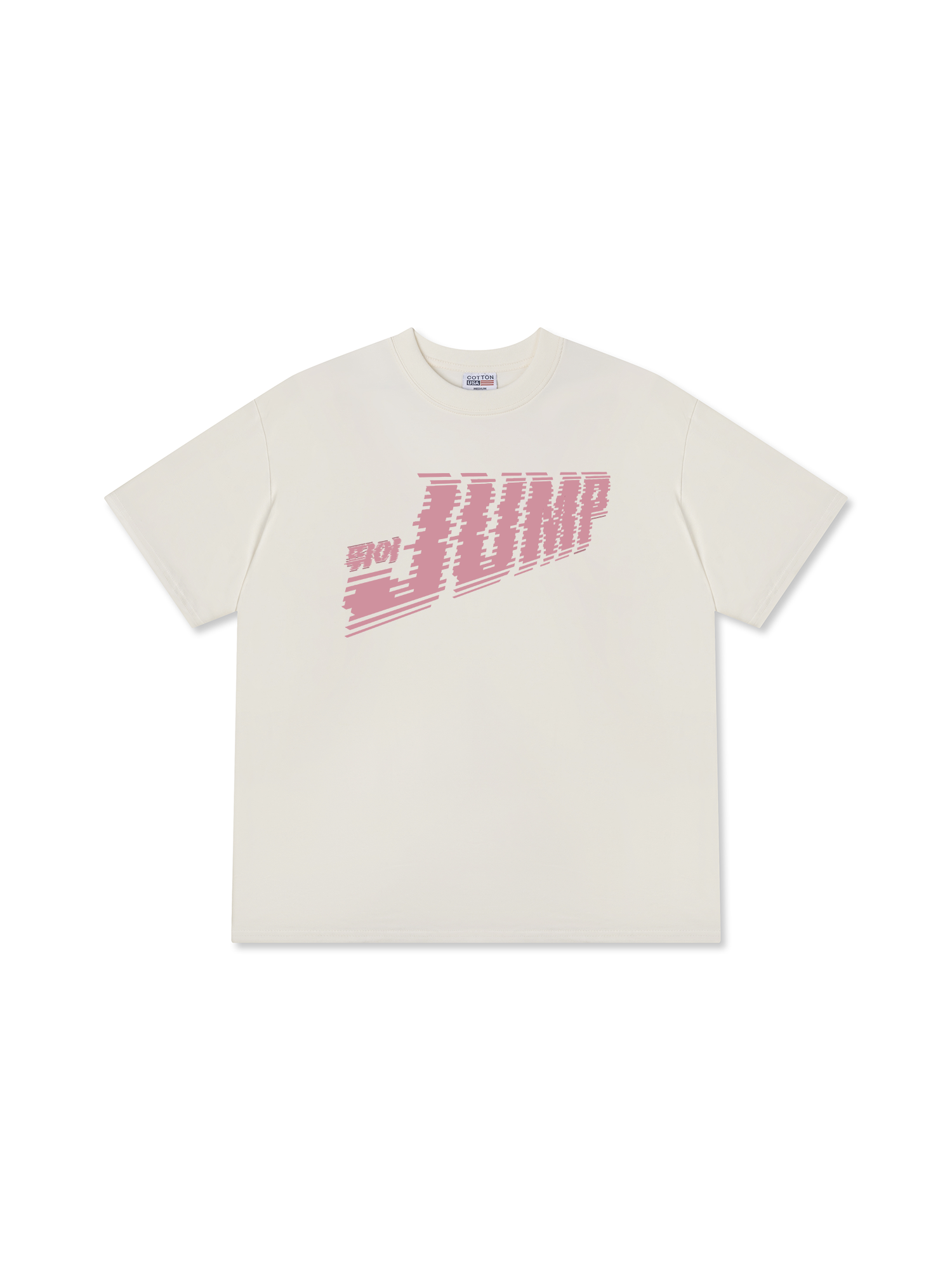 Áo Thun Relaxed Fit Black Pink Jump