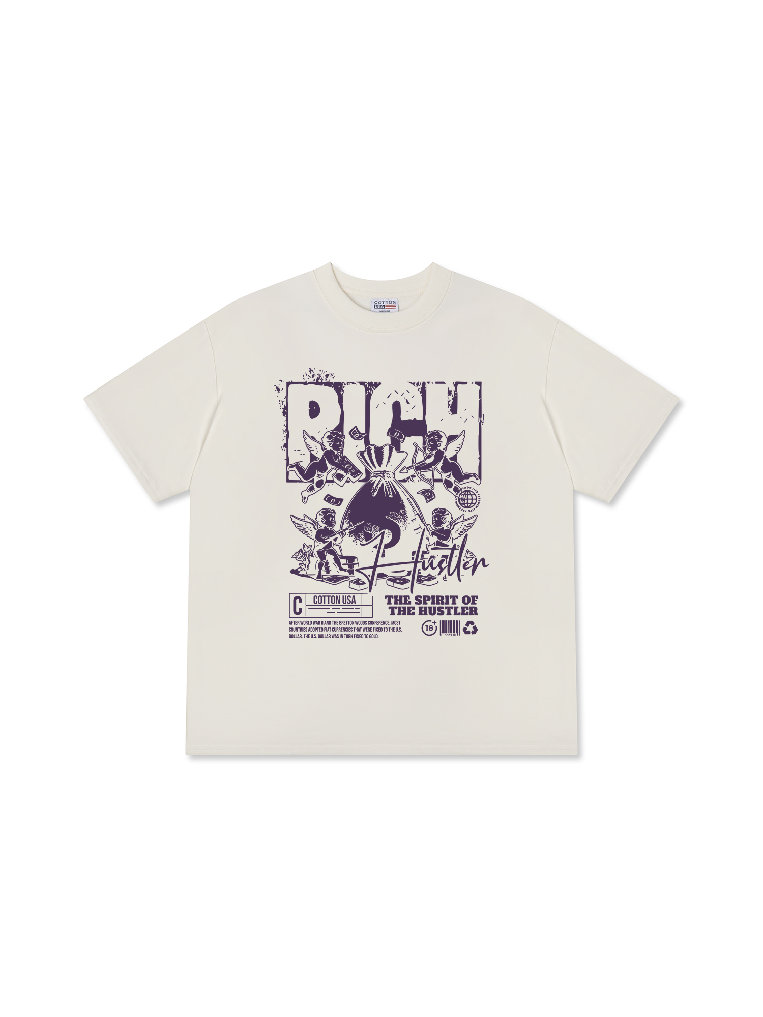 Áo Thun Relaxed Fit Money The Spirit Of The Hustler