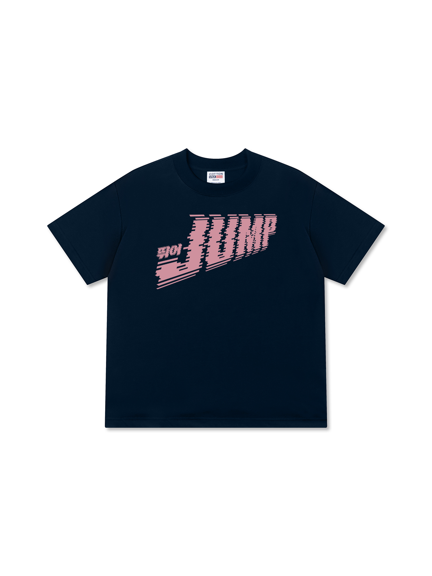 Áo Thun Relaxed Fit Black Pink Jump