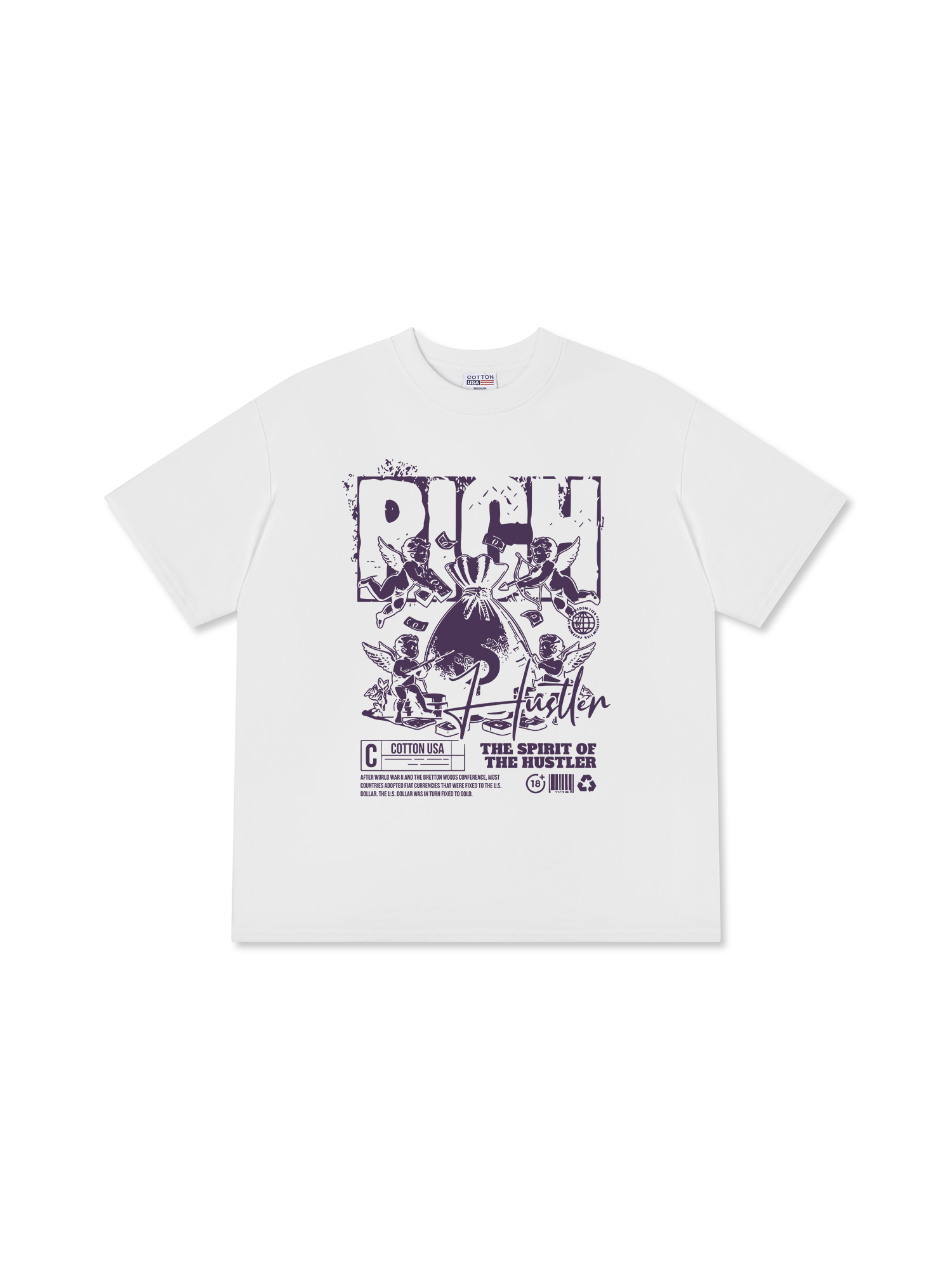 Áo Thun Relaxed Fit Money The Spirit Of The Hustler