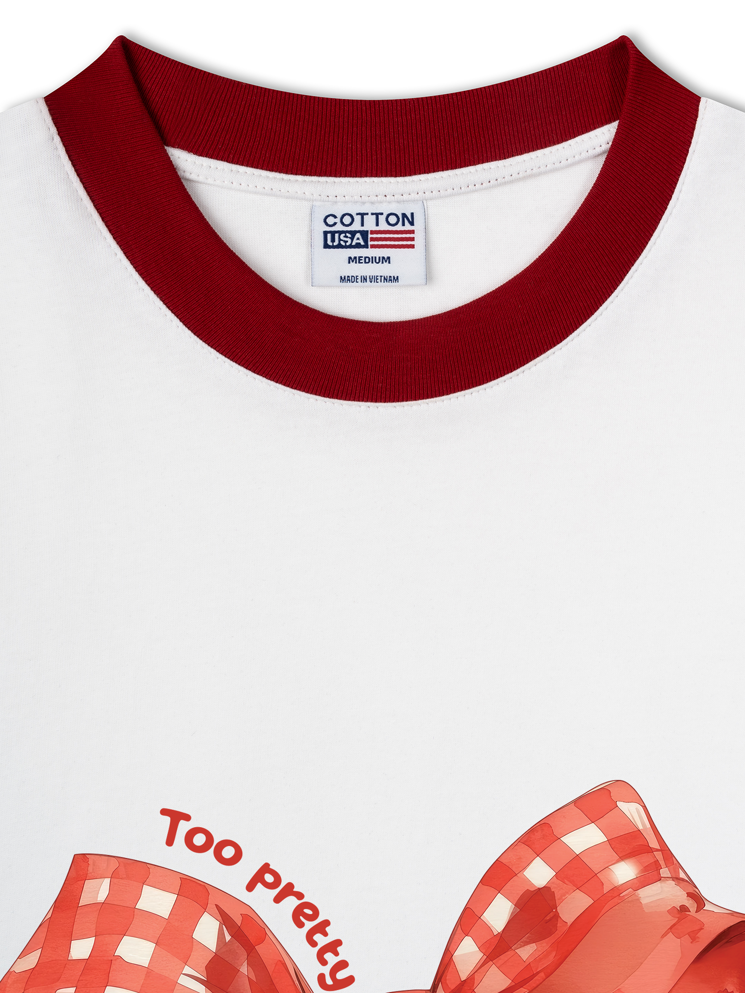 Áo Thun Ringer Relaxed Fit Too Pretty