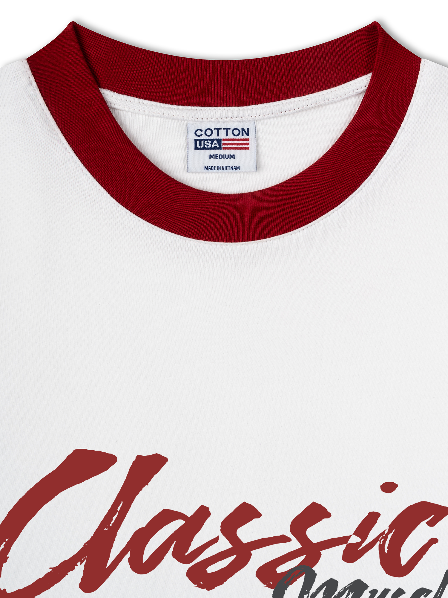 Áo Thun Ringer Relaxed Fit Mustang Classic Muscle