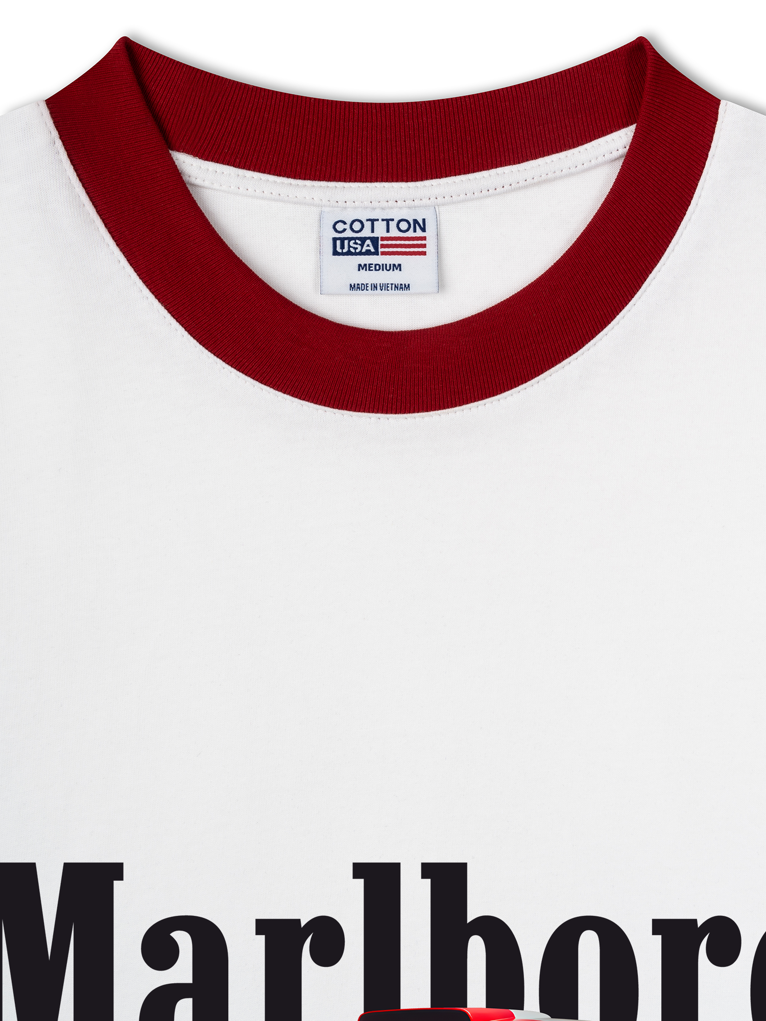 Áo Thun Ringer Relaxed Fit Marlboro BMW M1 Race Car