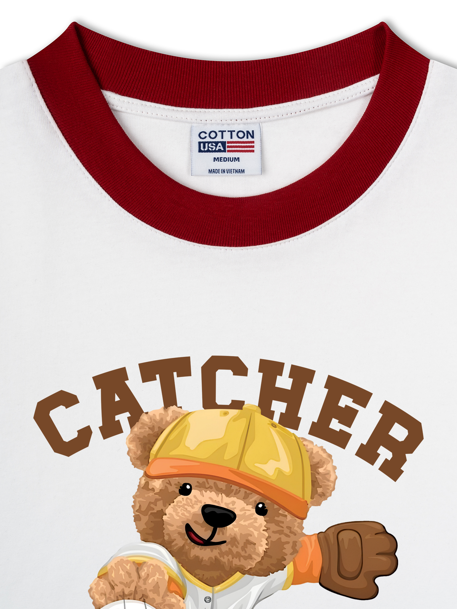 Áo Thun Ringer Relaxed Fit Catcher