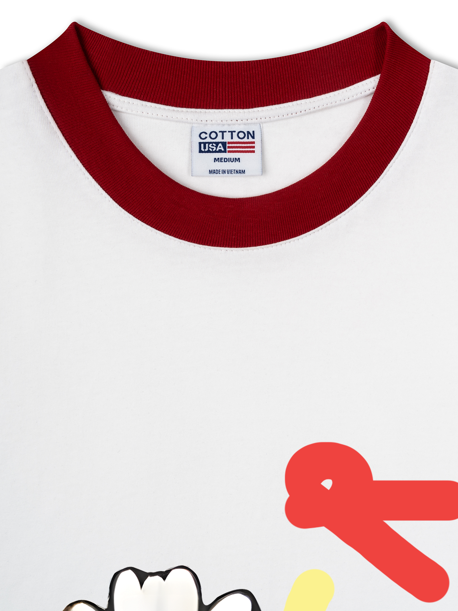 Áo Thun Ringer Relaxed Fit Floral Power Daisy Flower X GD