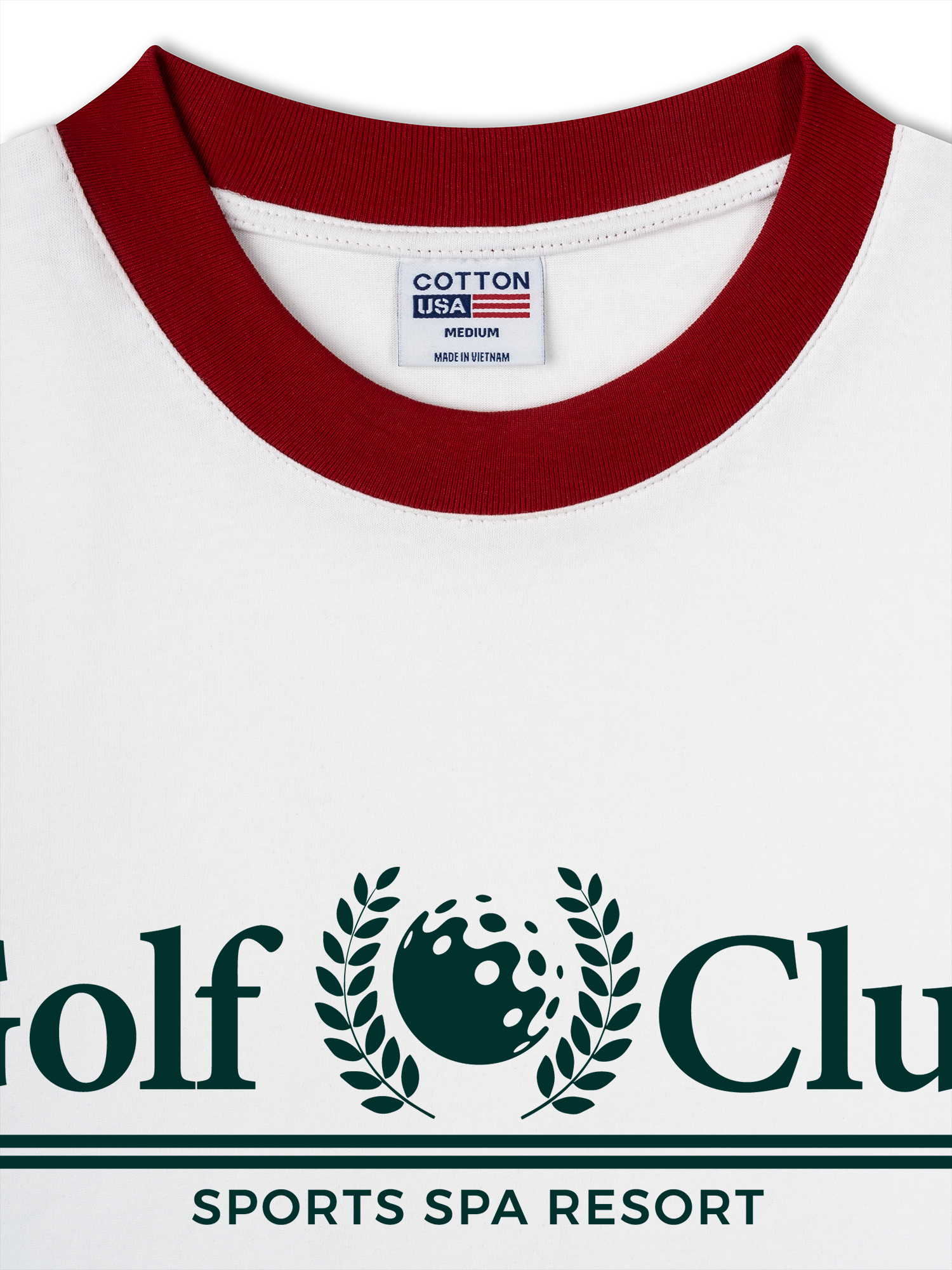 Áo Thun Ringer Relaxed Fit Golf Sports Spa Resort