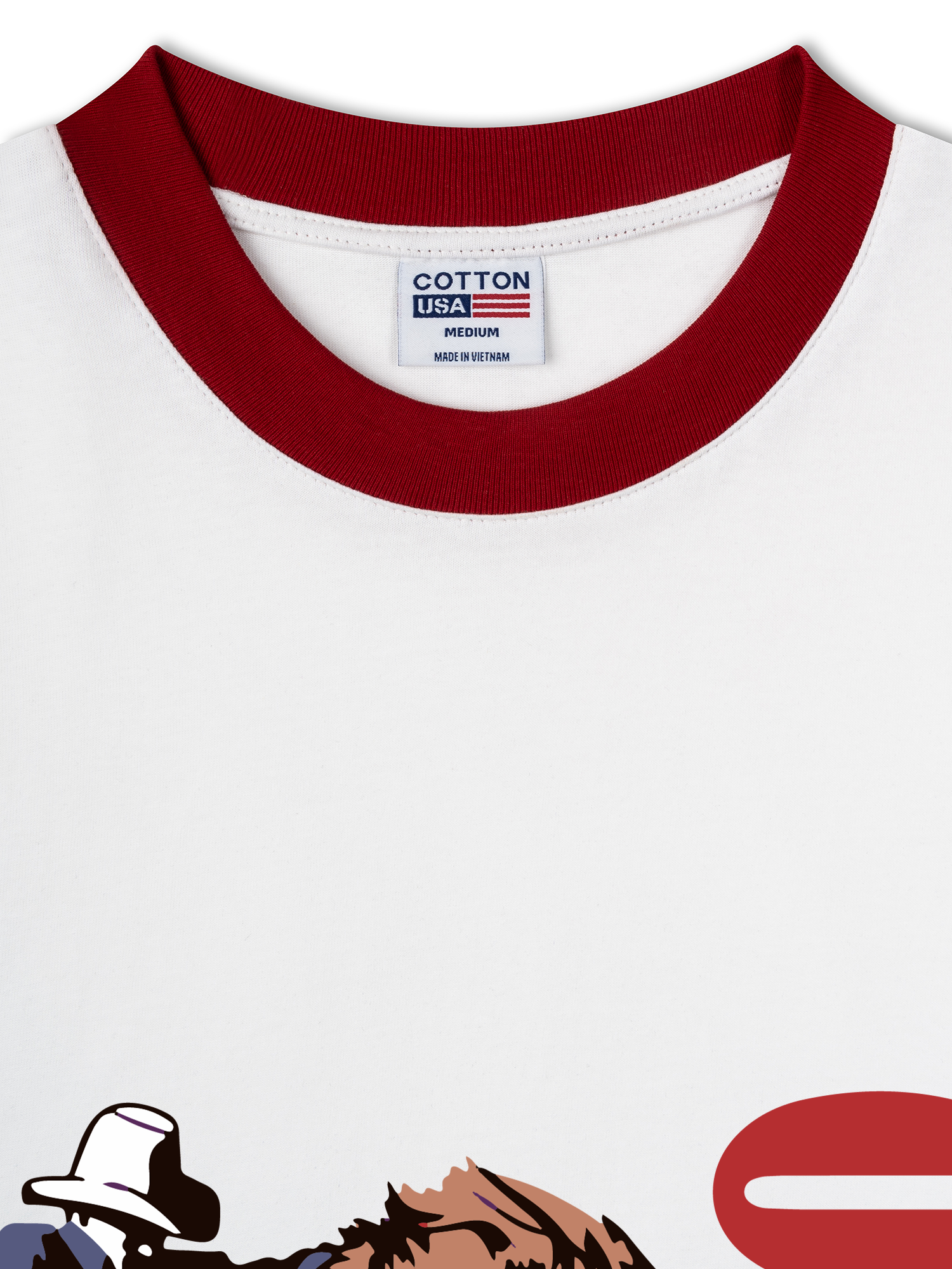 Áo Thun Ringer Relaxed Fit Marlboro Cowboy Saddle