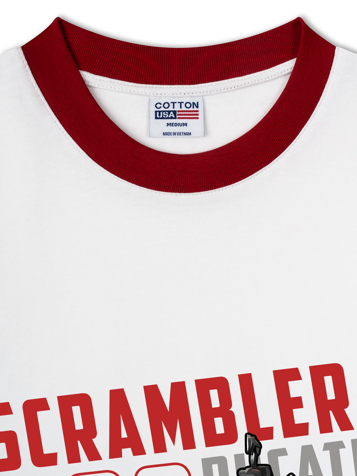 Áo Thun Ringer Relaxed Fit Scrambler 800 ducati