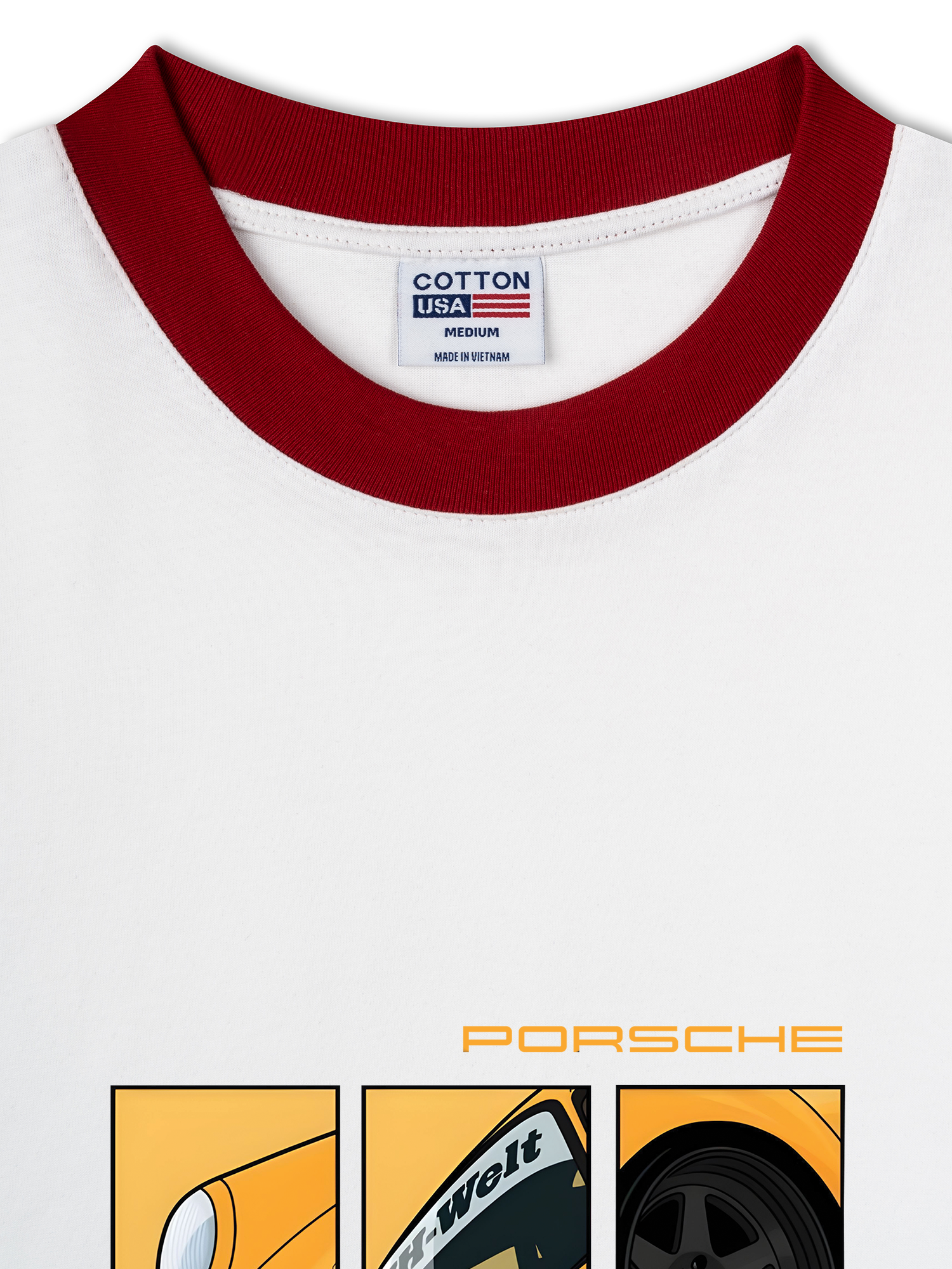 Áo Thun Ringer Relaxed Fit PORSCHE JH-Welt