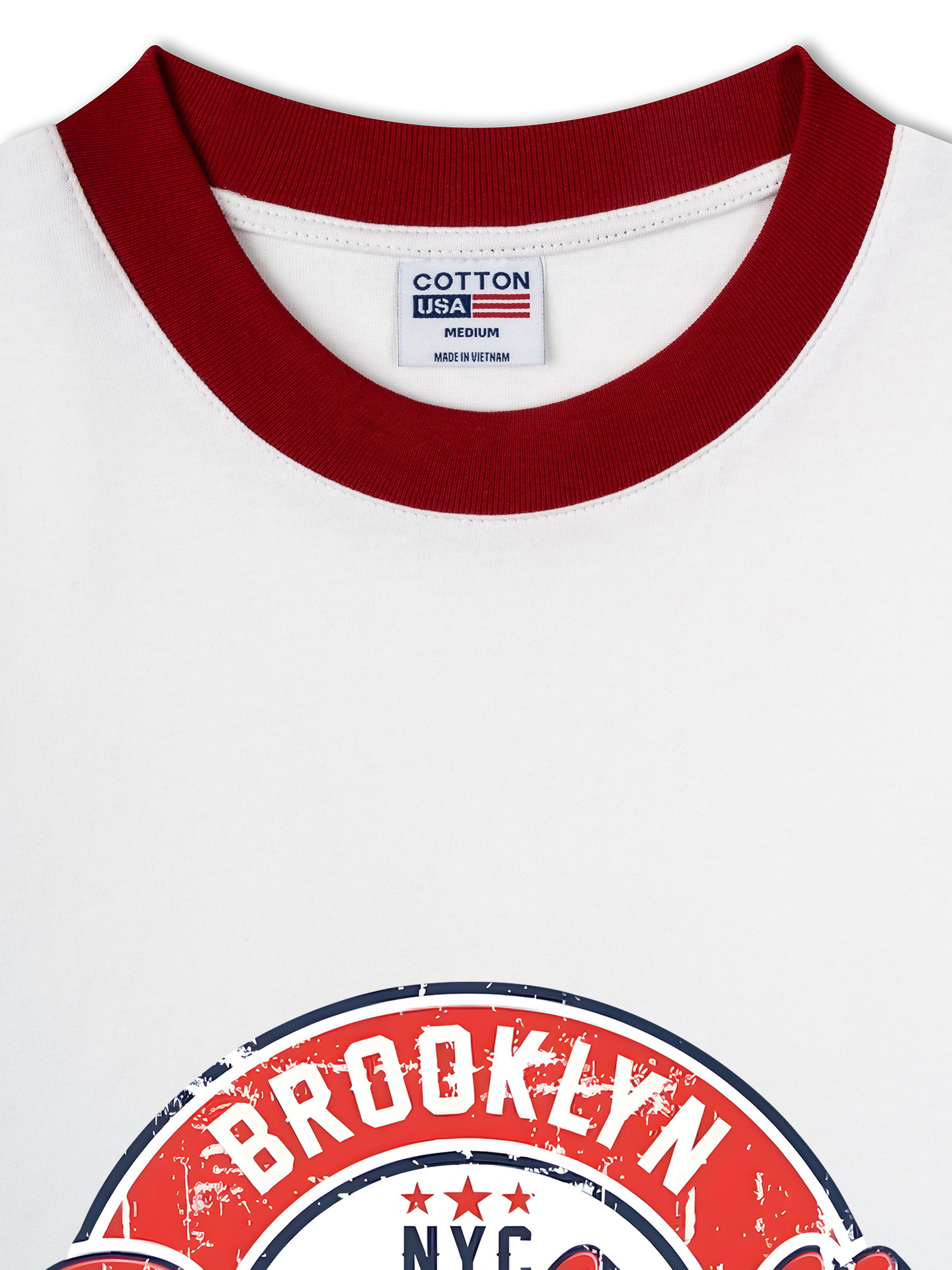 Áo Thun Ringer Relaxed Fit Baseball Brooklyn