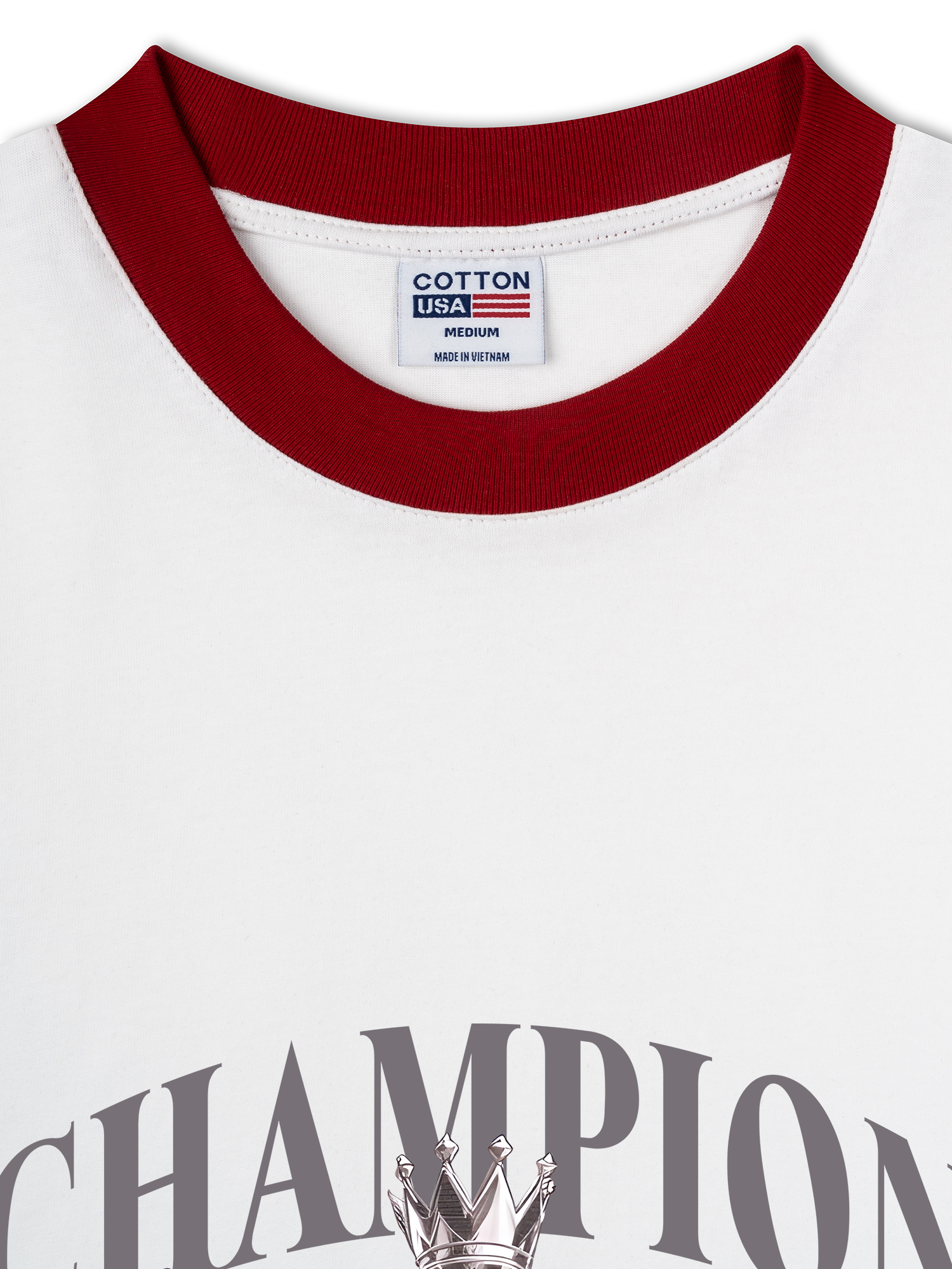 Áo Thun Ringer Relaxed Fit Champions Royal Team